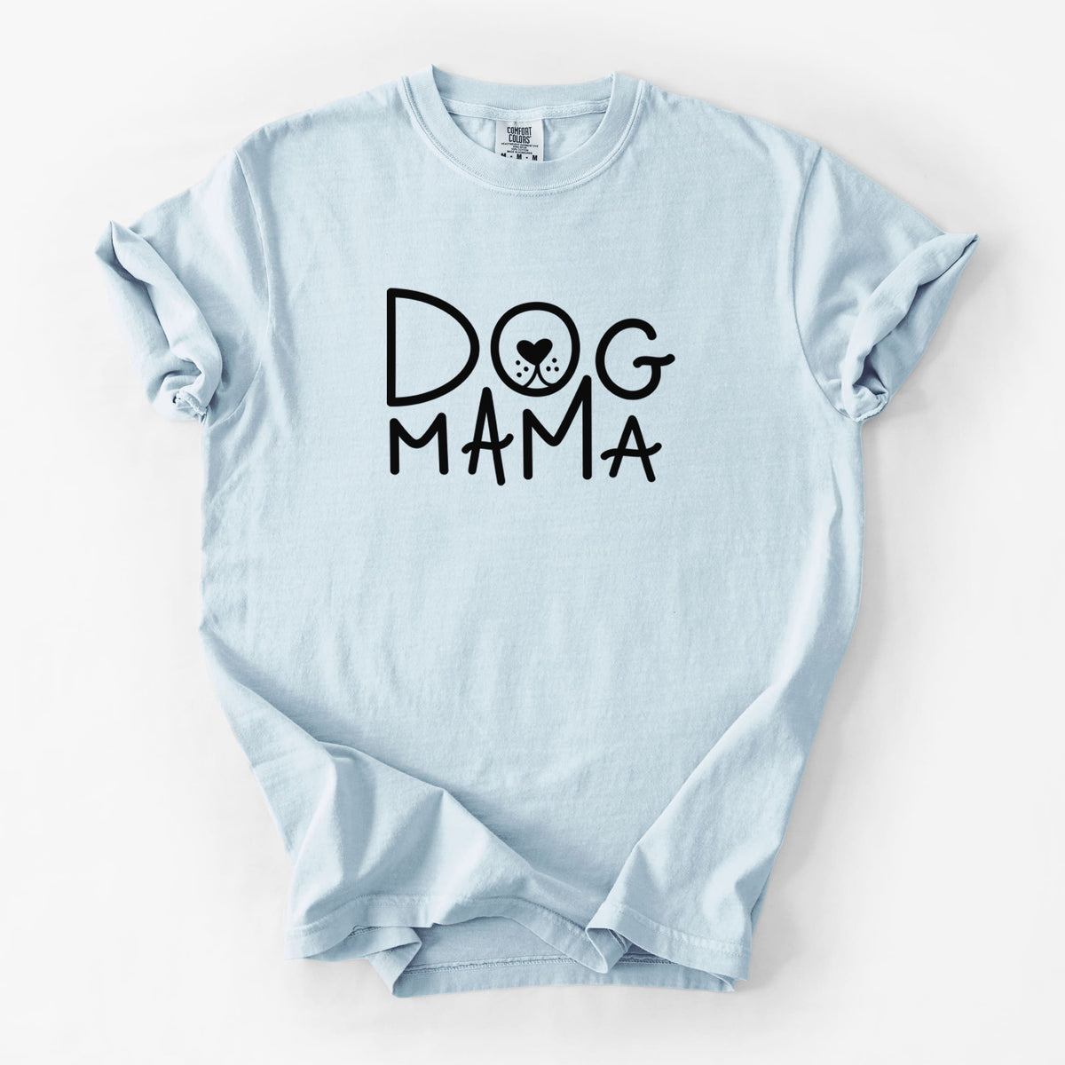 Dog Mama - Unisex Comfort Colors Garment-Dyed Heavyweight T-shirt in Chambray