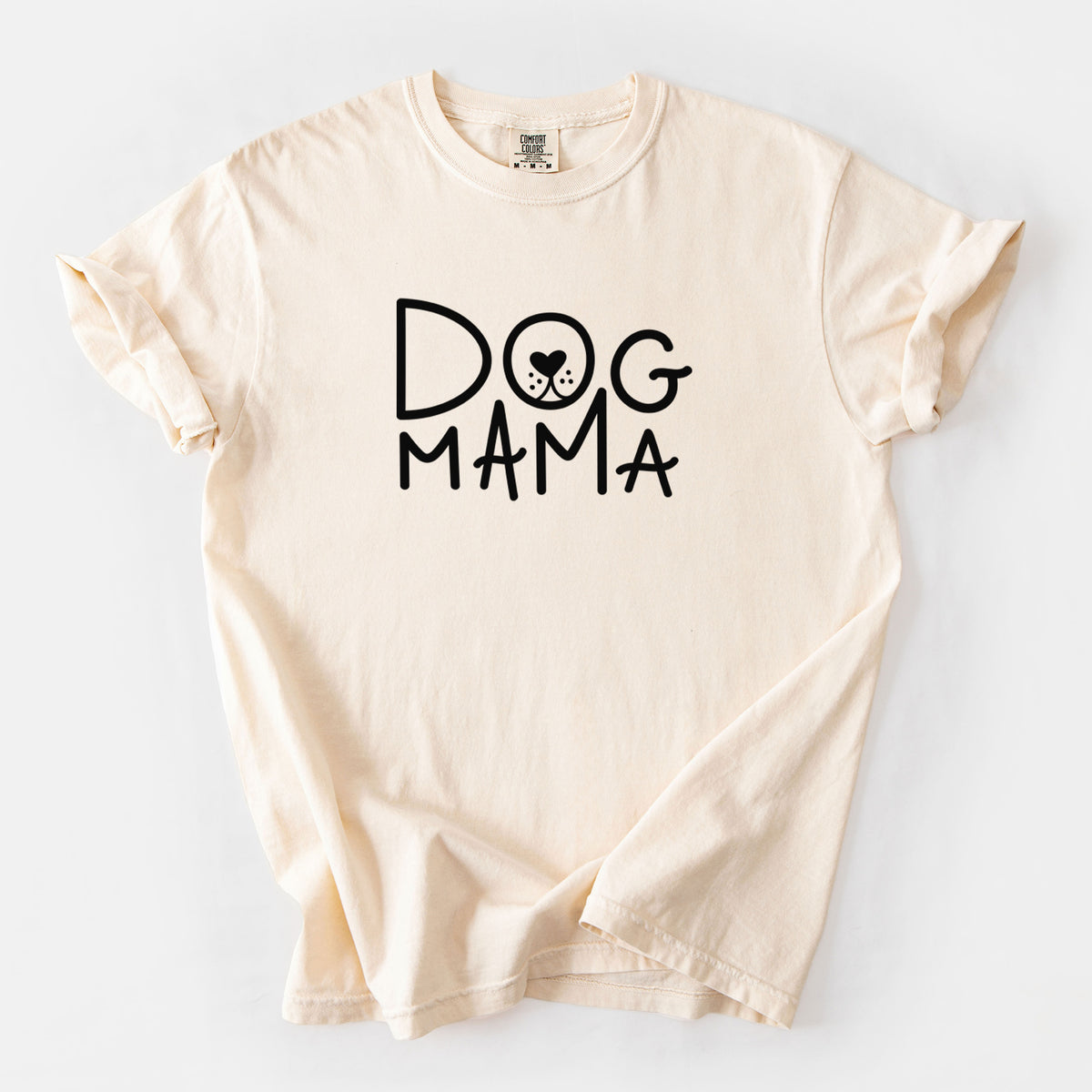 Dog Mama - Unisex Comfort Colors Garment-Dyed Heavyweight T-shirt in Ivory