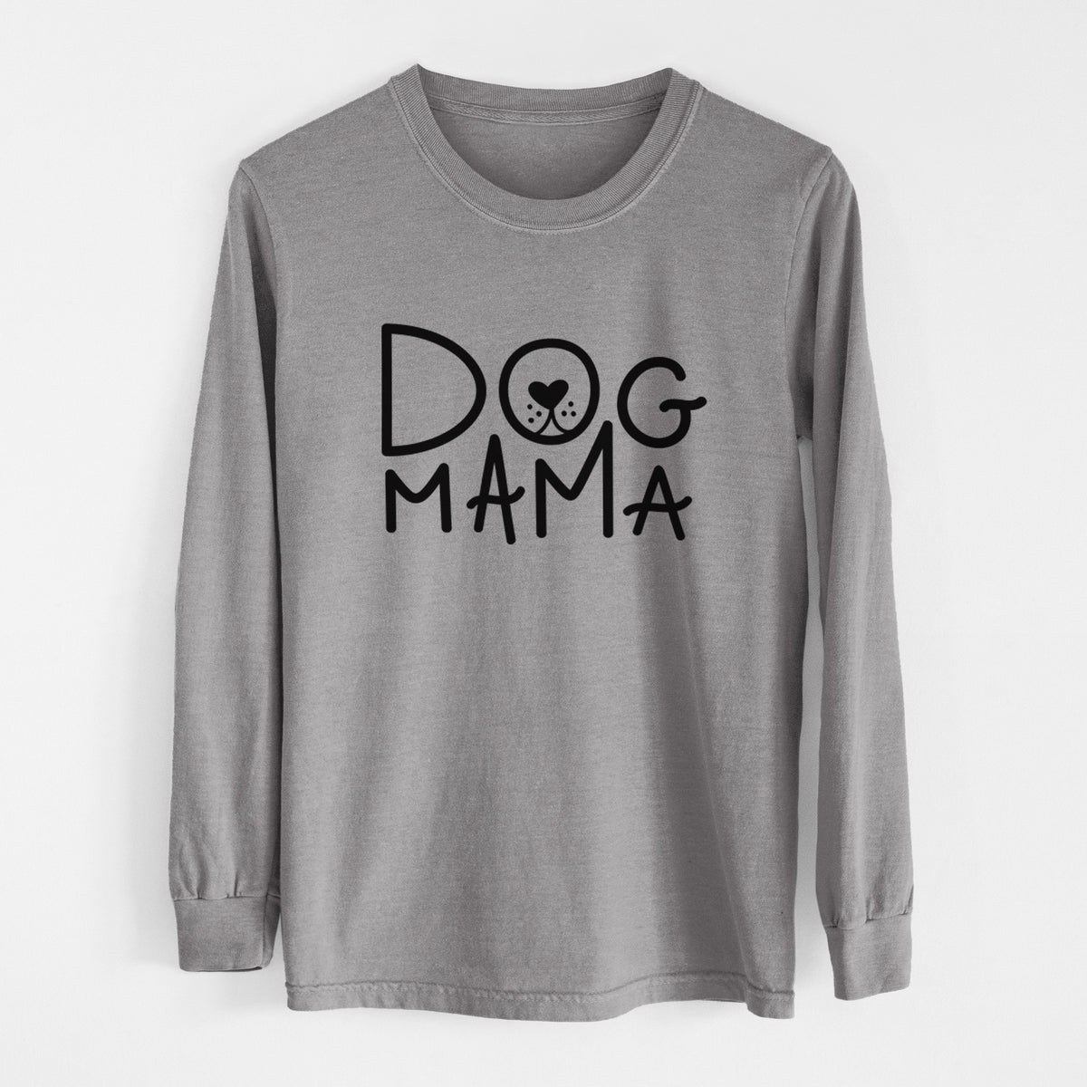 Dog Mama - Men's Heavyweight 100% Cotton Long Sleeve
