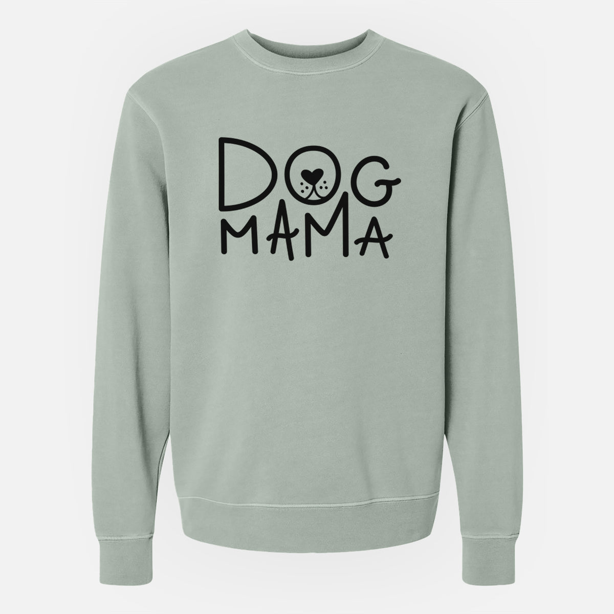 Dog Mama - Unisex Pigment Dyed Crew Sweatshirt