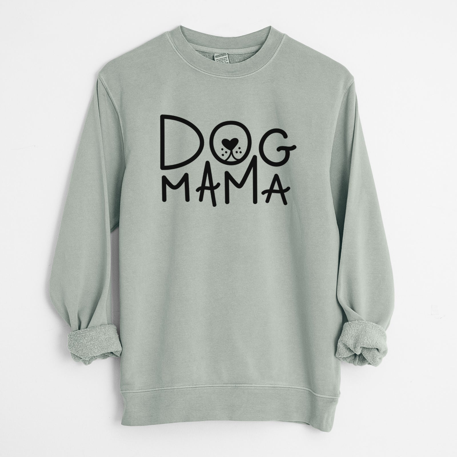 Dog Mama - Unisex Pigment Dyed Crew Sweatshirt