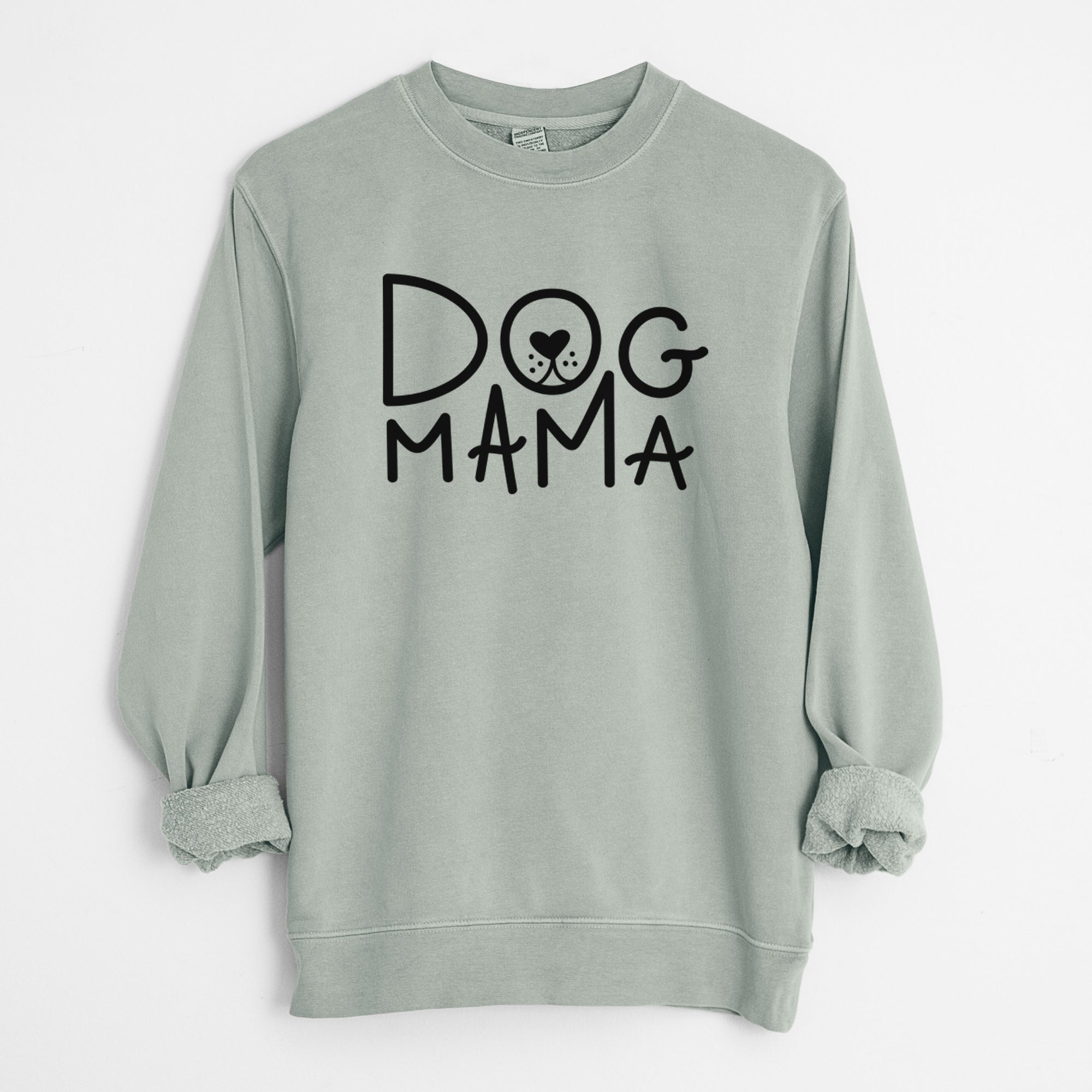 Dog Mama - Unisex Pigment Dyed Crew Sweatshirt