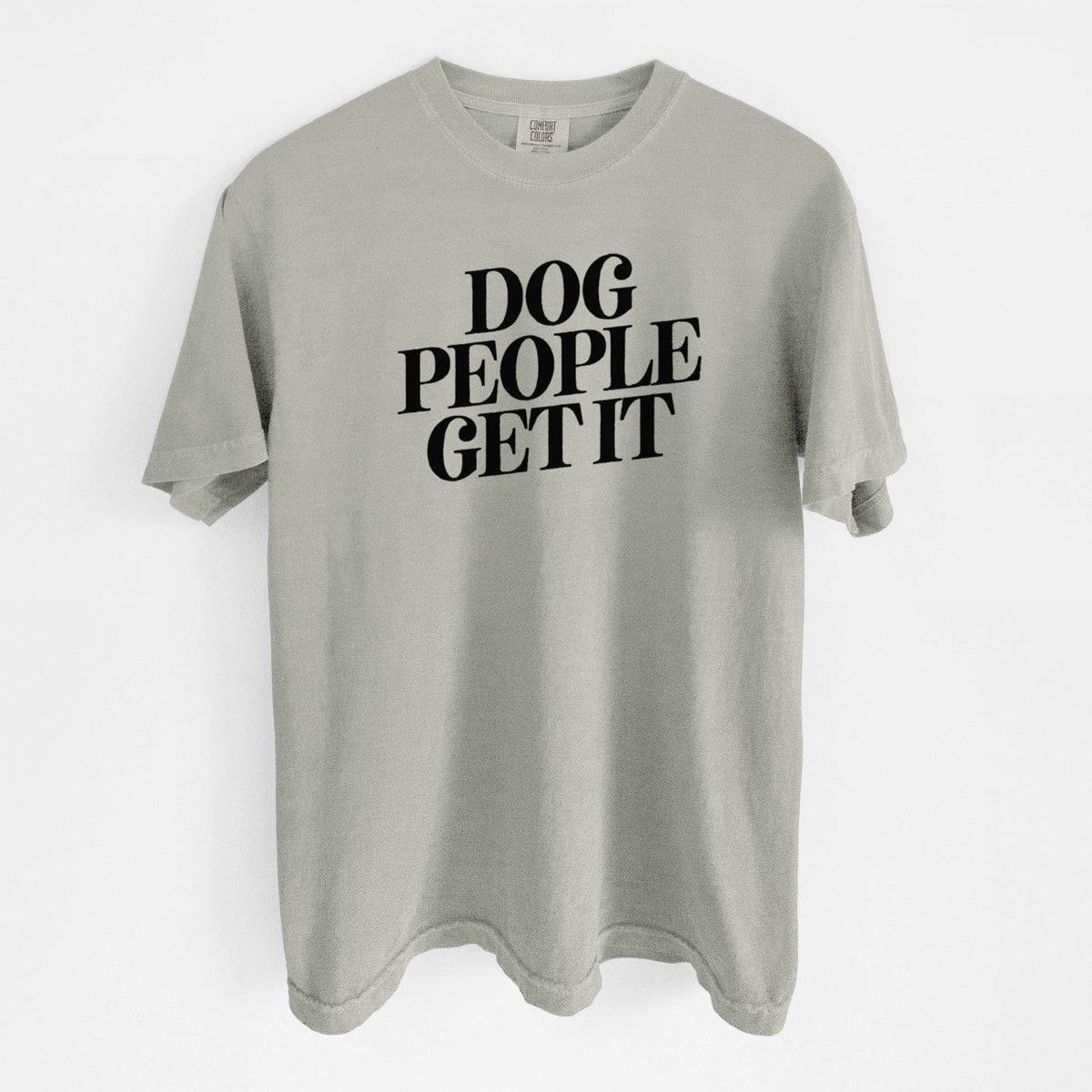 Dog People Get it - Unisex Comfort Colors Garment-Dyed Heavyweight T-shirt in Sandstone