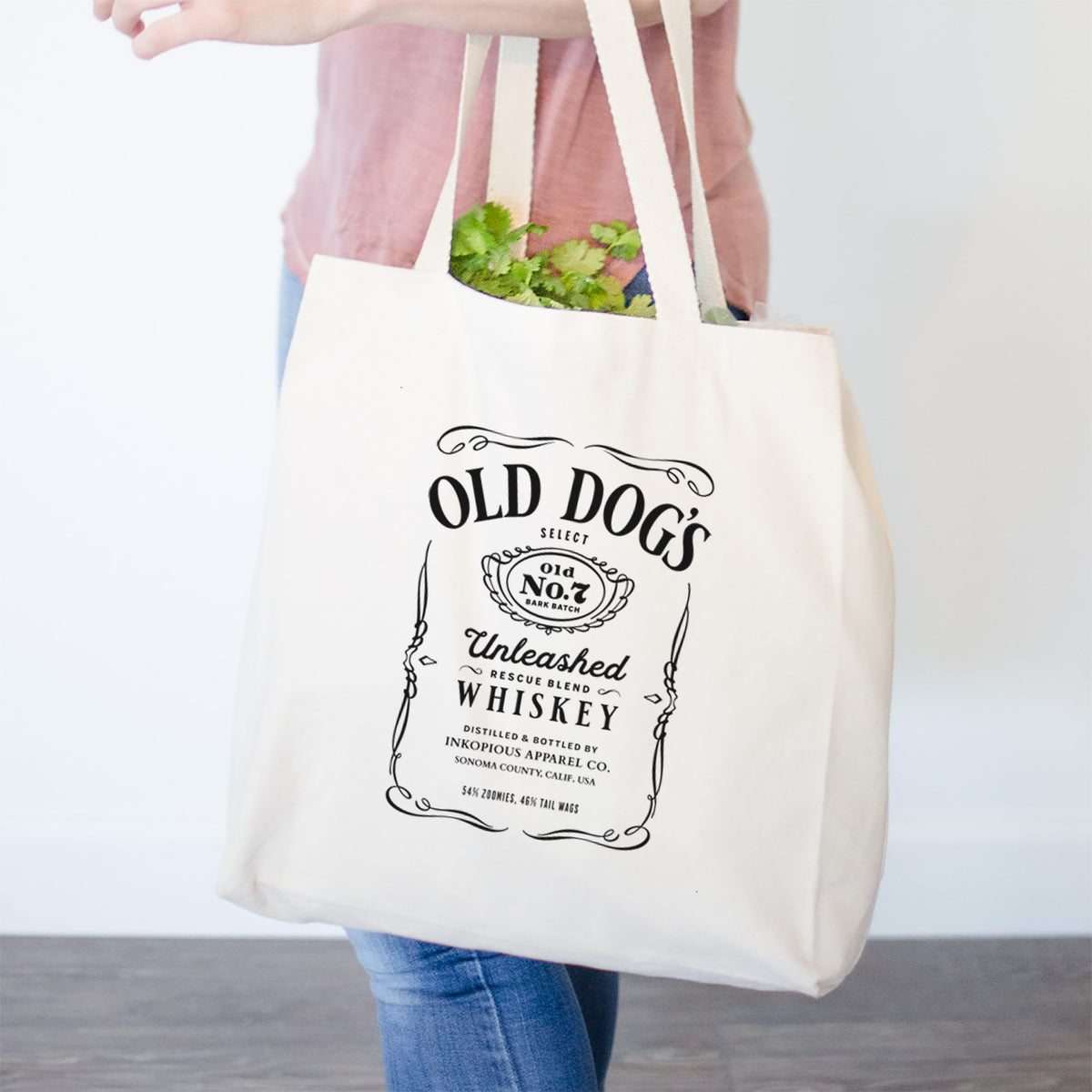 Old Dog’s No. 7 – Unleashed Whiskey- Tote Bag