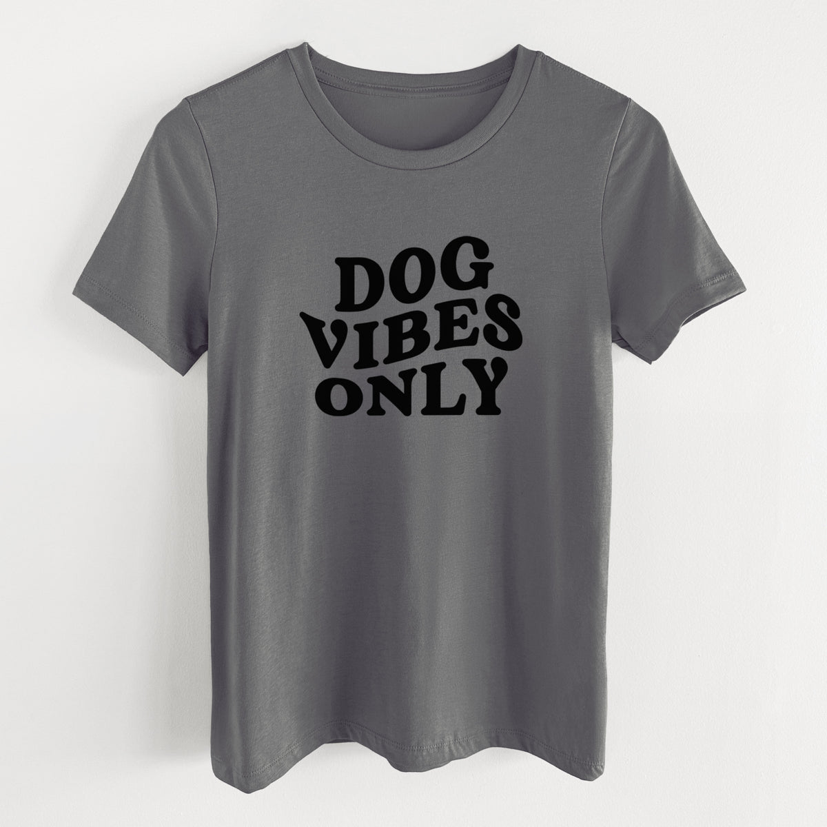 Dog Vibes Only - Women's Lightweight Relaxed Fit 100% Cotton Crewneck