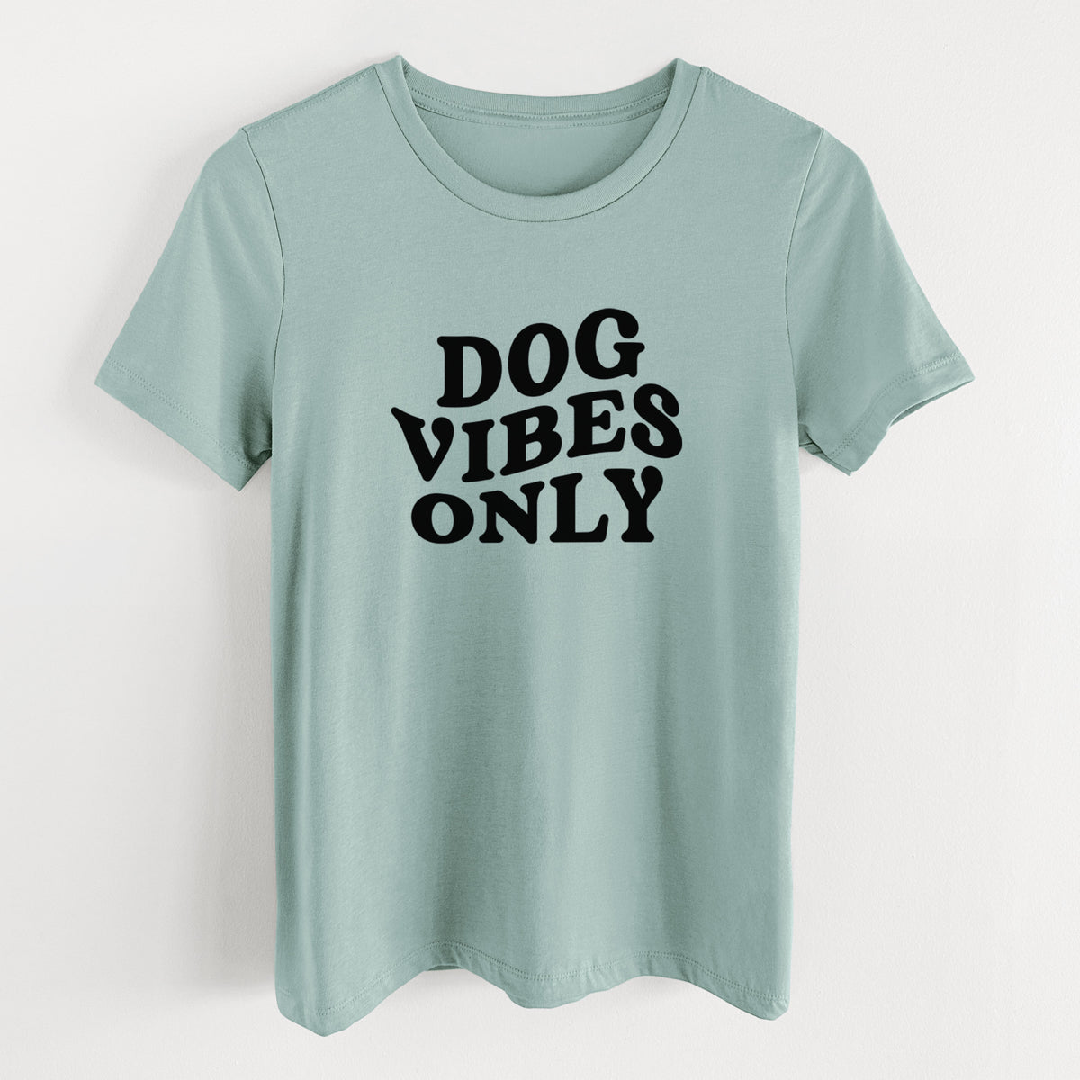 Dog Vibes Only - Women's Lightweight Relaxed Fit 100% Cotton Crewneck