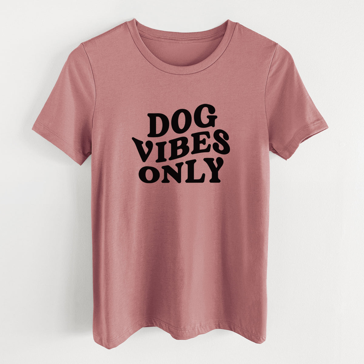 Dog Vibes Only - Women's Lightweight Relaxed Fit 100% Cotton Crewneck