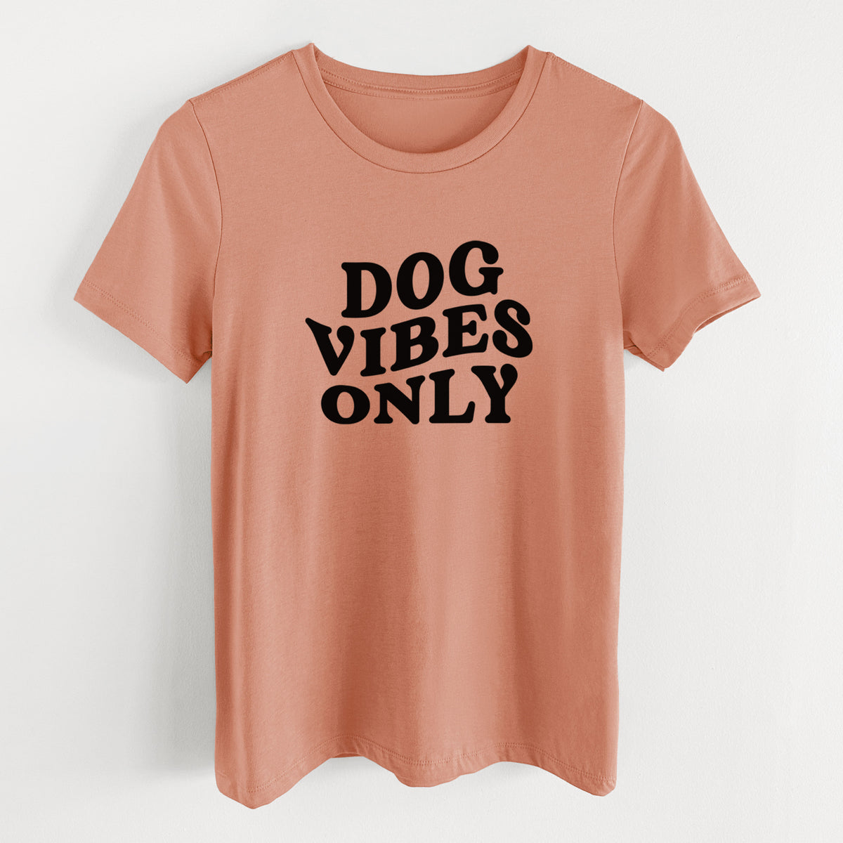 Dog Vibes Only - Women's Lightweight Relaxed Fit 100% Cotton Crewneck