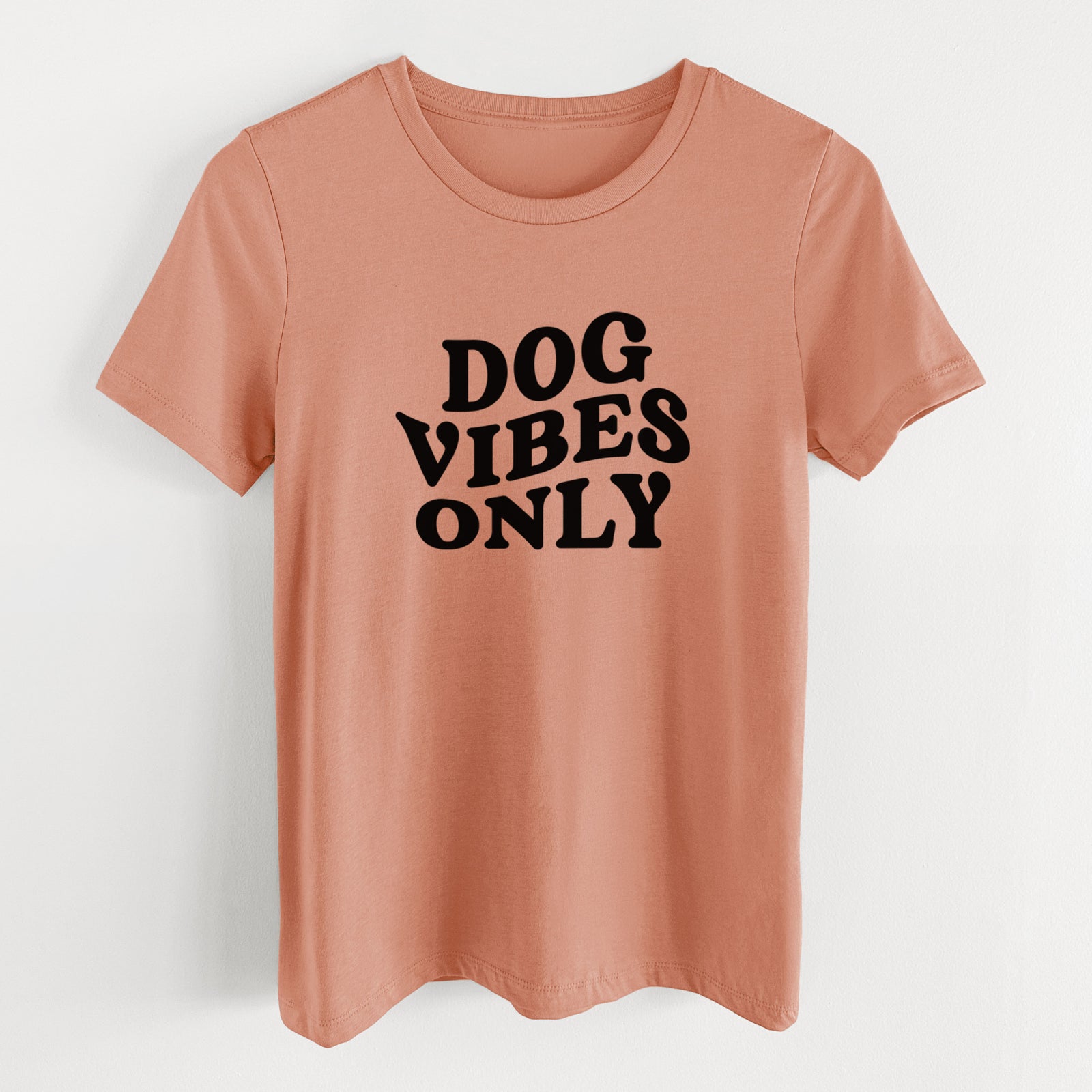 Dog Vibes Only - Women's Lightweight Relaxed Fit 100% Cotton Crewneck