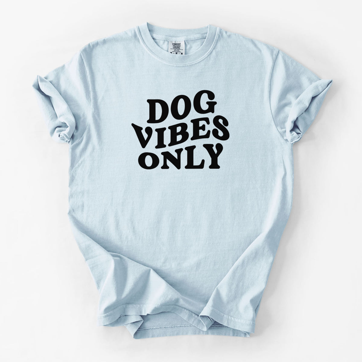 Dog Vibes Only - Unisex Comfort Colors Garment-Dyed Heavyweight T-shirt in Chambray