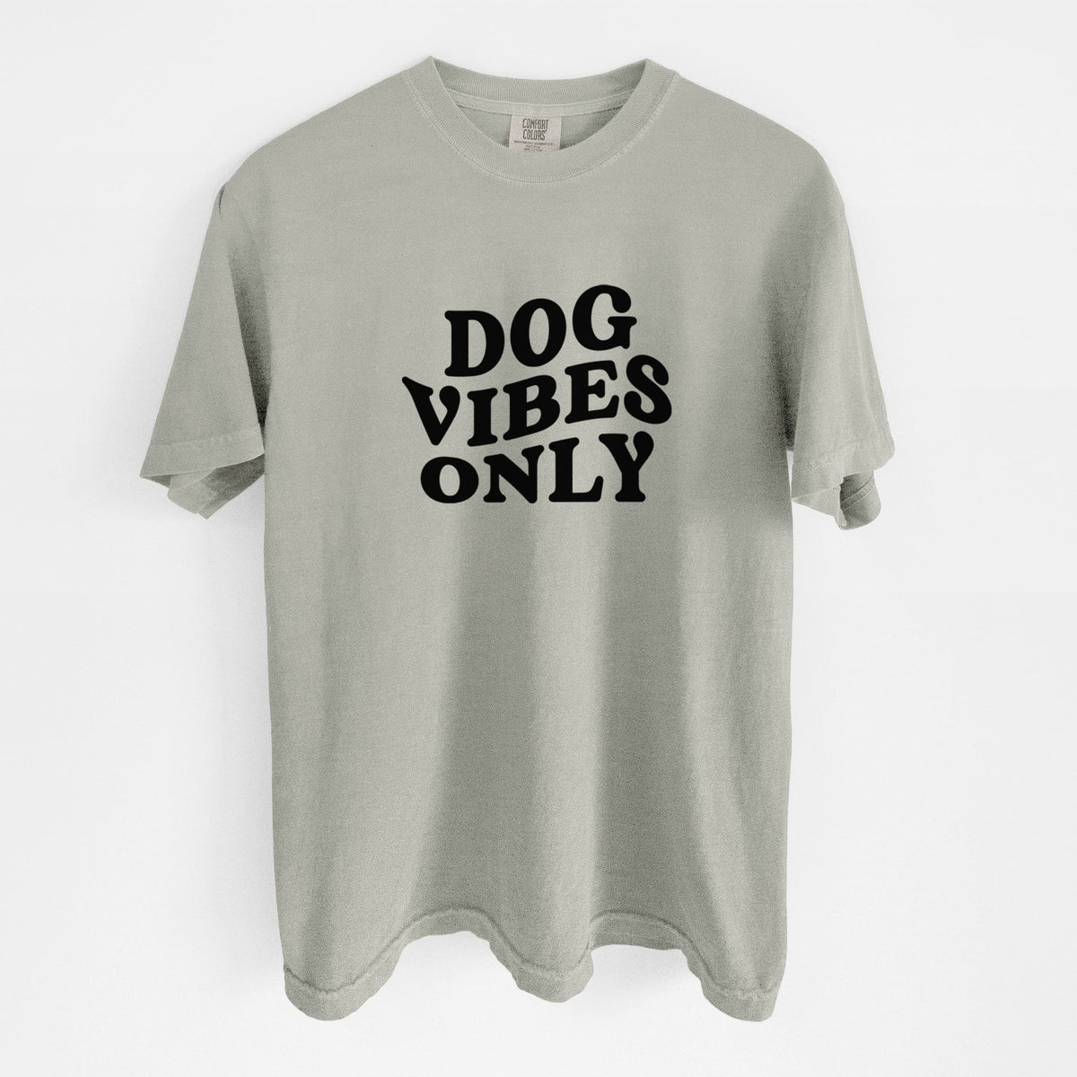 Dog Vibes Only - Unisex Comfort Colors Garment-Dyed Heavyweight T-shirt in Sandstone