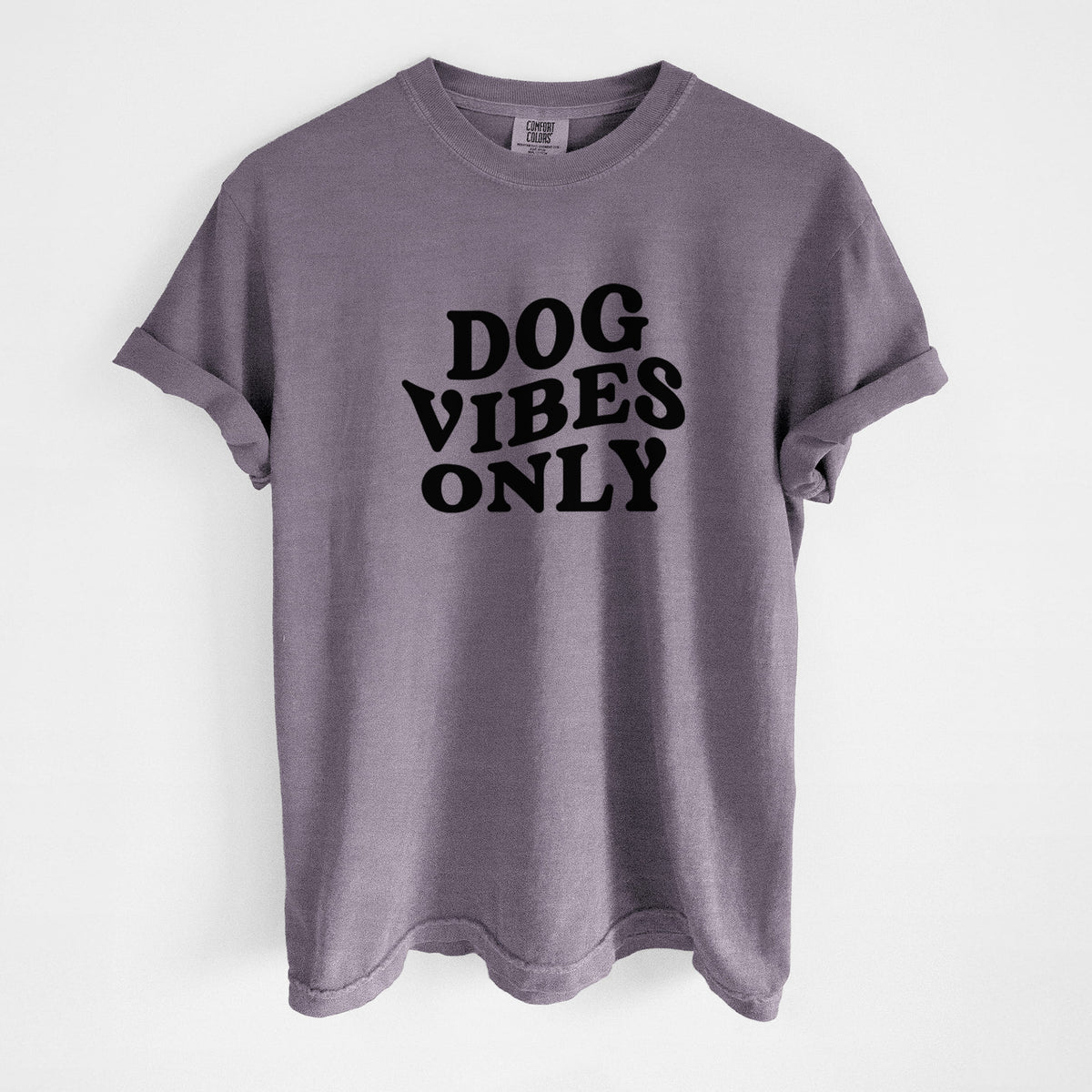 Dog Vibes Only - Unisex Comfort Colors Garment-Dyed Heavyweight T-shirt in Wine