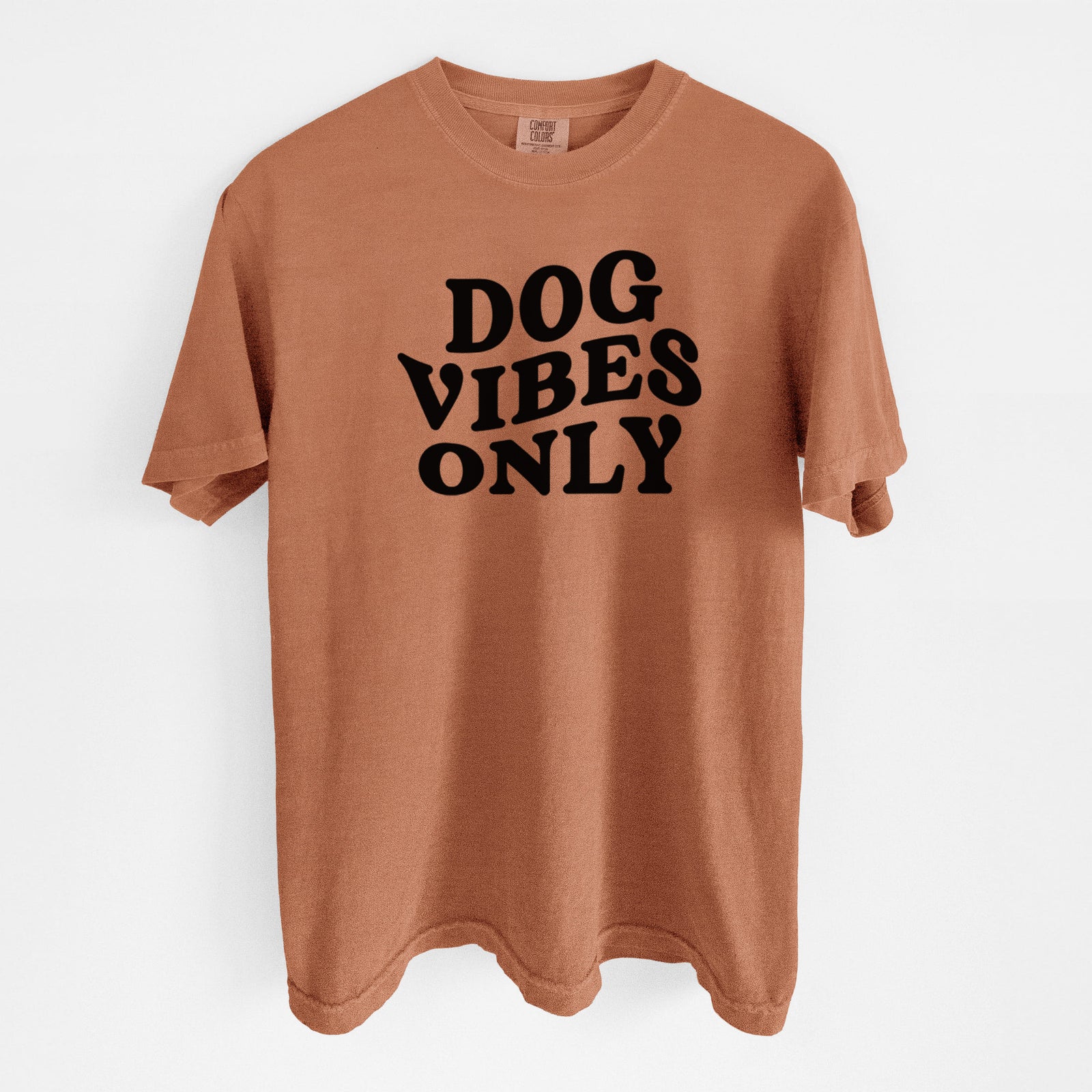 Dog Vibes Only - Unisex Comfort Colors Garment-Dyed Heavyweight T-shirt in Yam