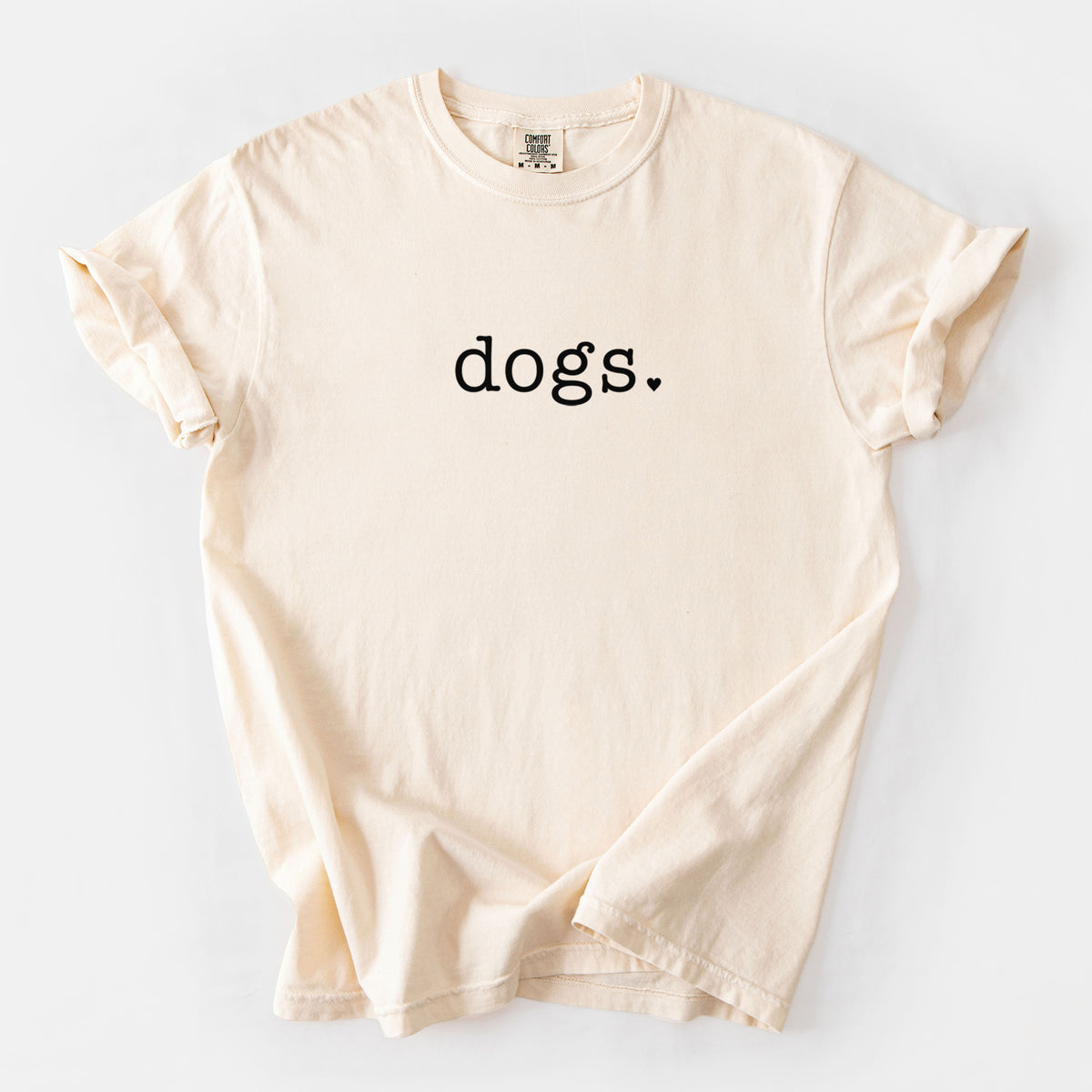 Dogs. - Unisex Comfort Colors Garment-Dyed Heavyweight T-shirt in Ivory