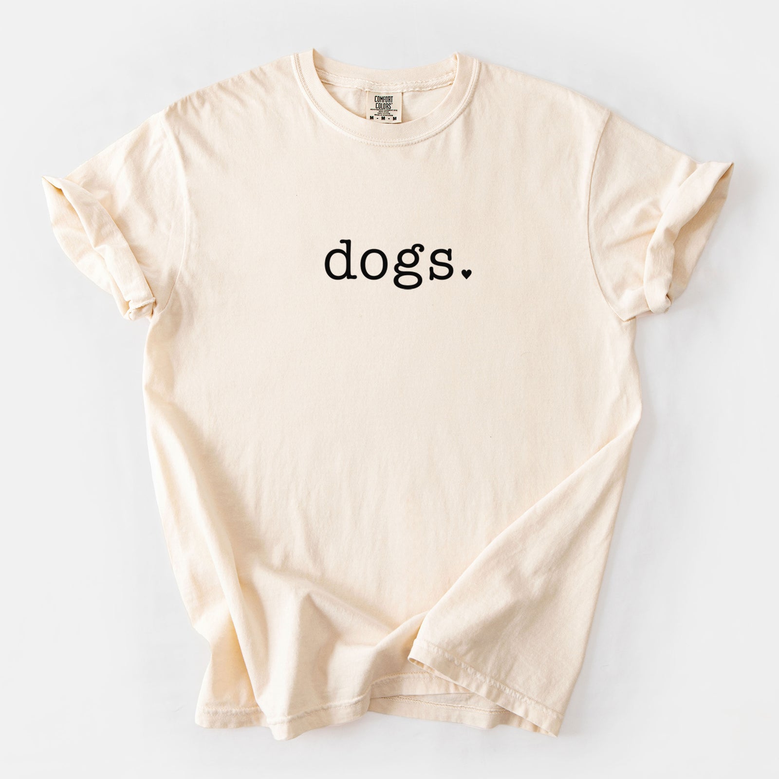 Dogs. - Unisex Comfort Colors Garment-Dyed Heavyweight T-shirt in Ivory
