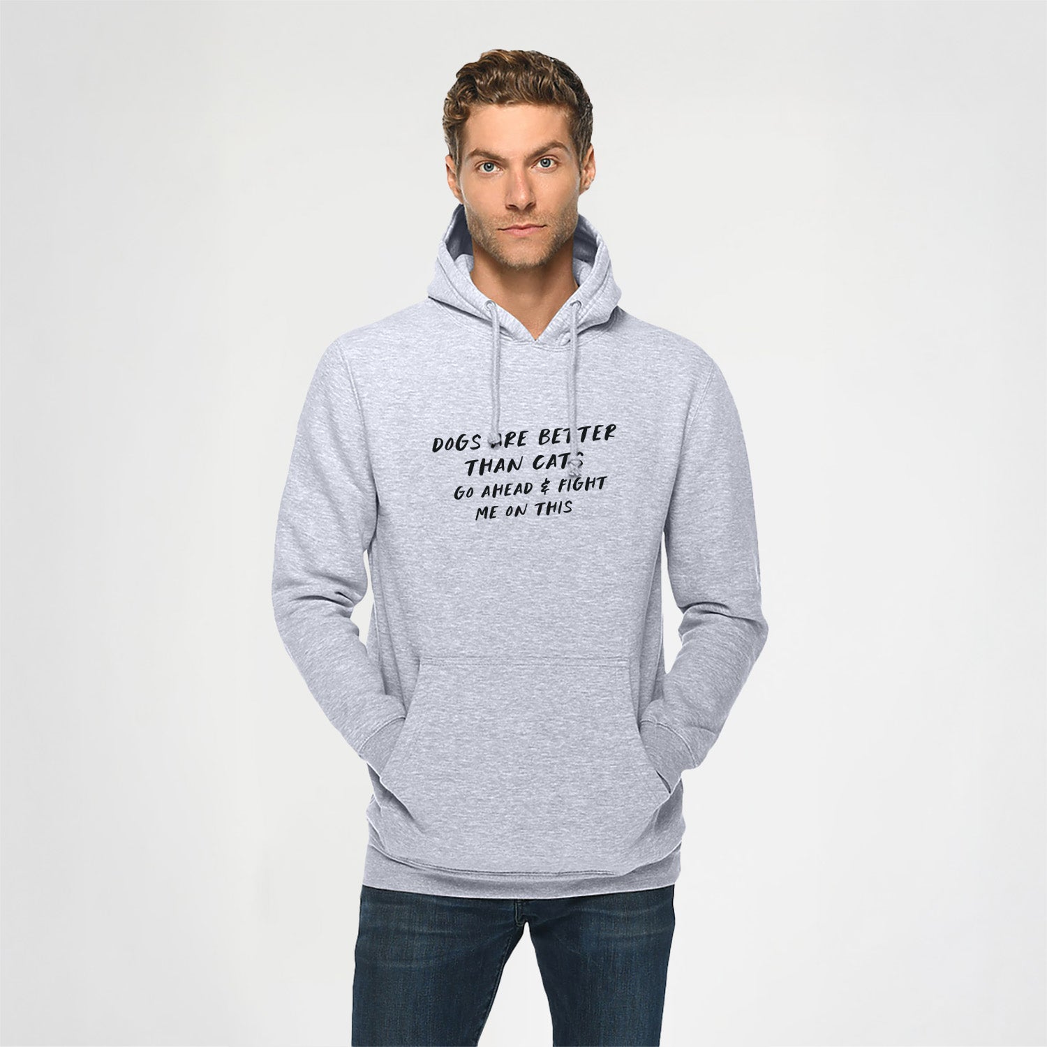 Dogs are Better - Fight Me on This - Heavyweight Fleece Hoodie