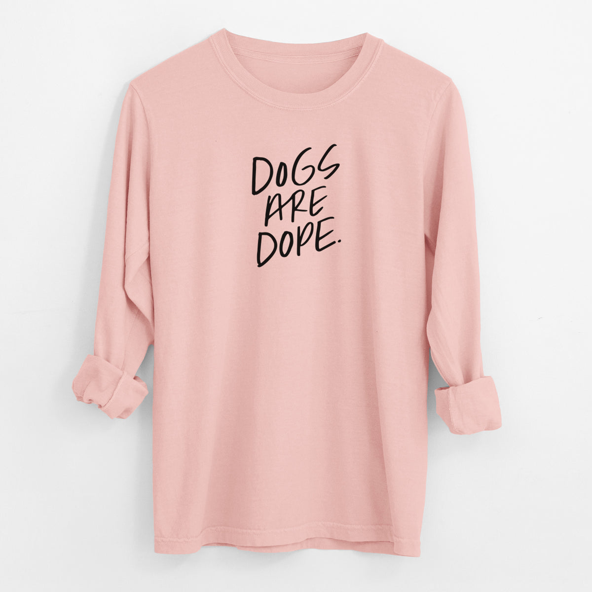 Dogs Are Dope - Men's Heavyweight 100% Cotton Long Sleeve