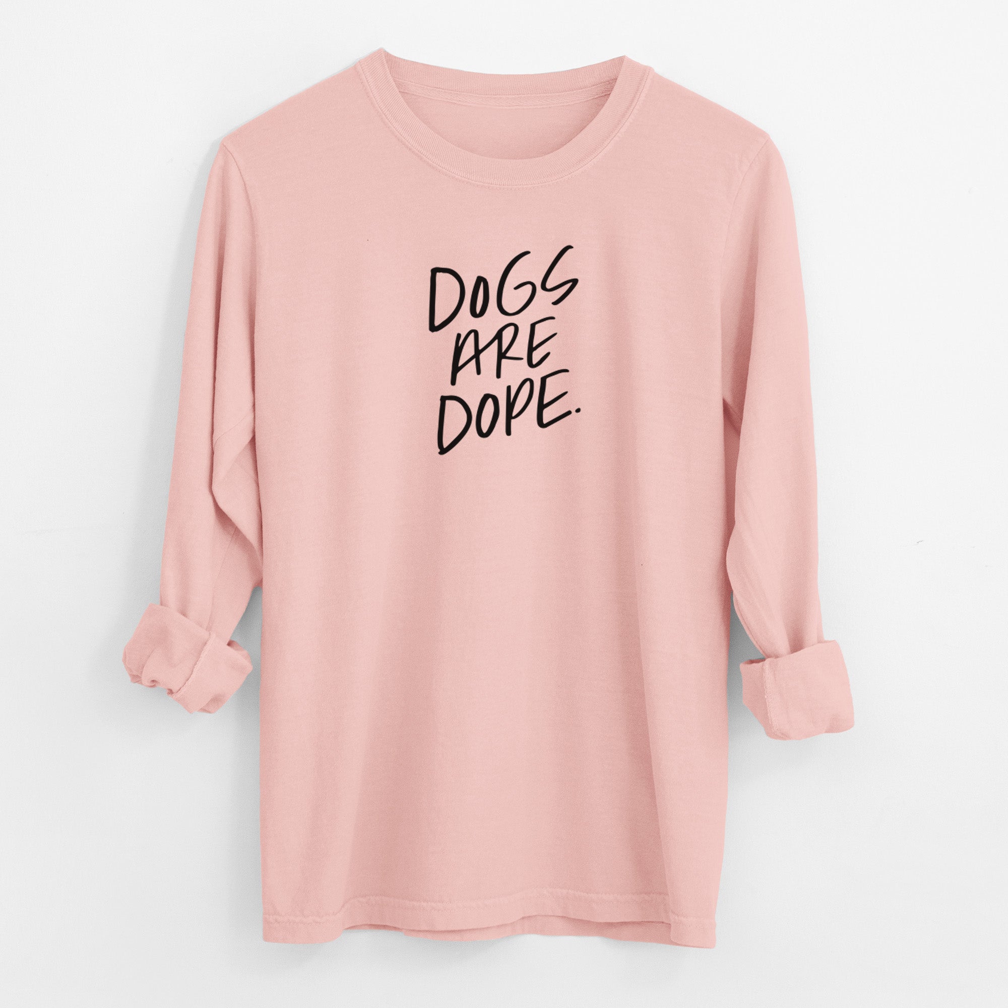 Dogs Are Dope - Men's Heavyweight 100% Cotton Long Sleeve