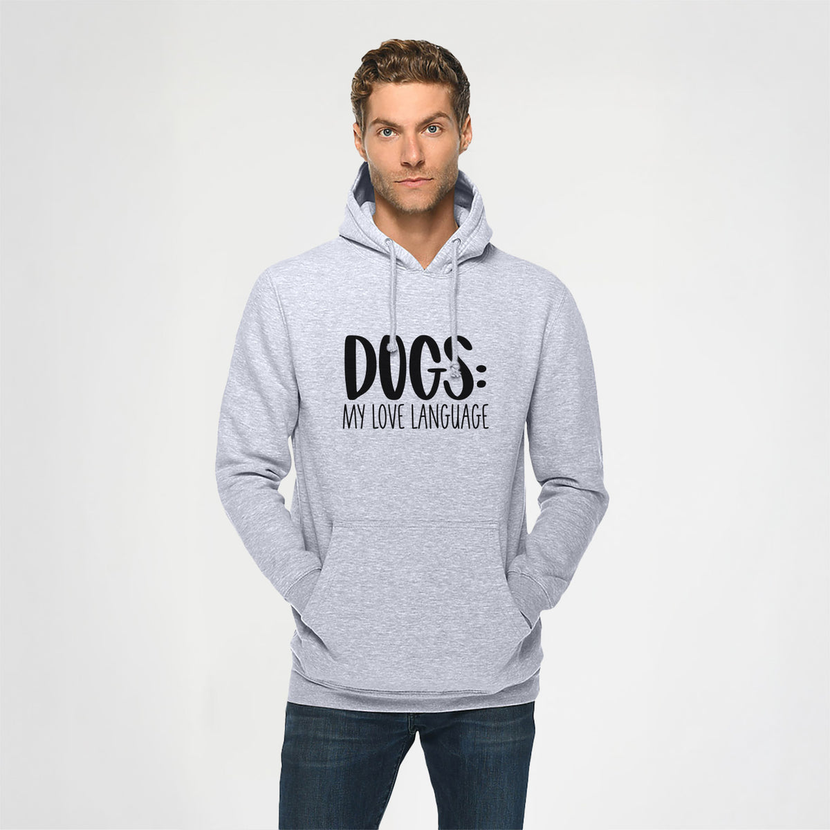 Dogs: My Love Language - Heavyweight Fleece Hoodie
