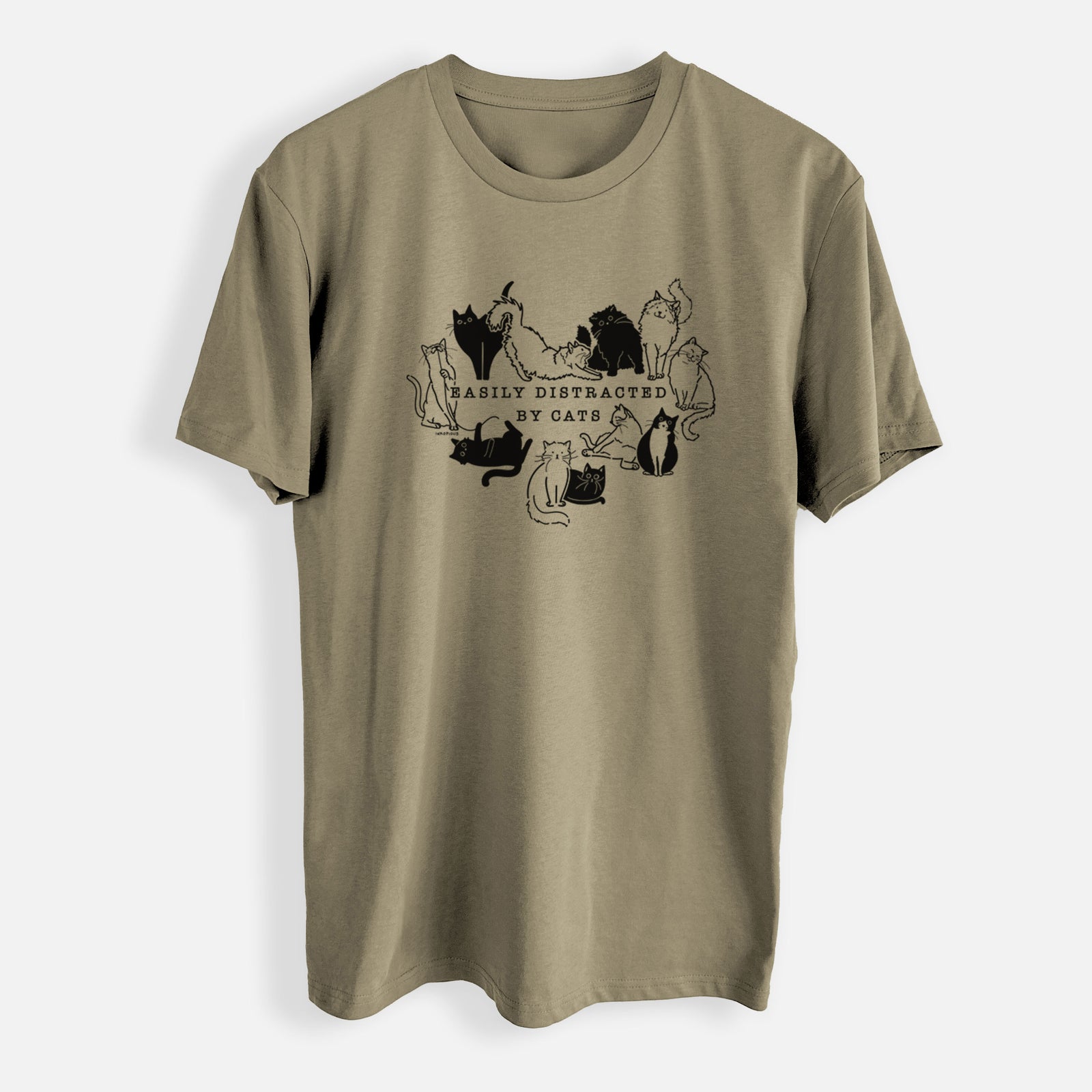 Easily Distracted by Cats - Mens Everyday Staple Tee