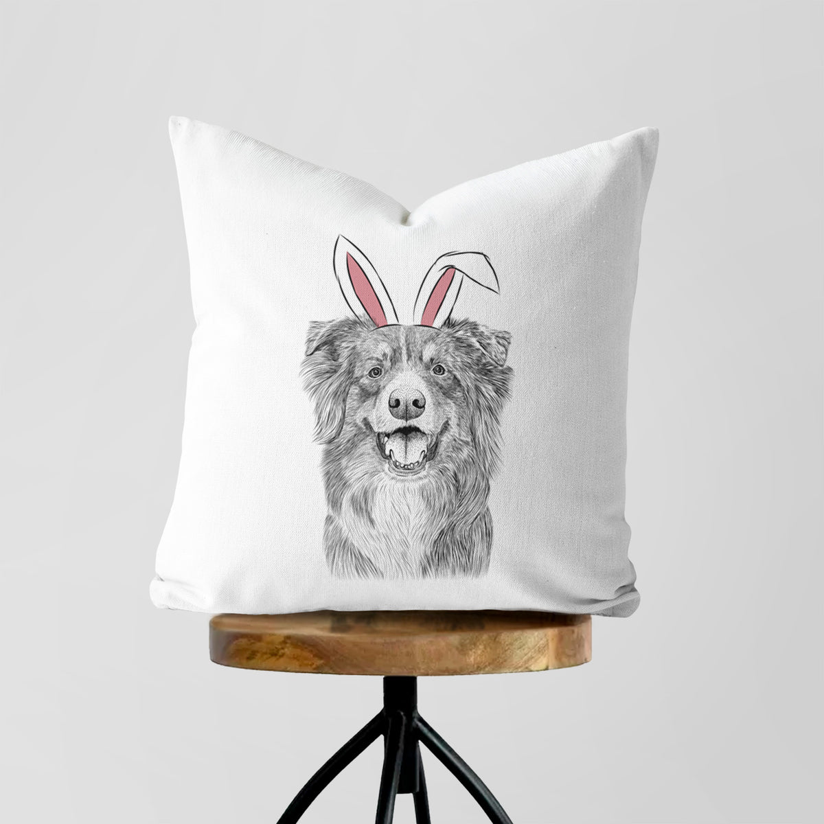 Aussie Parker the Australian Shepherd - Throw Pillow Cover
