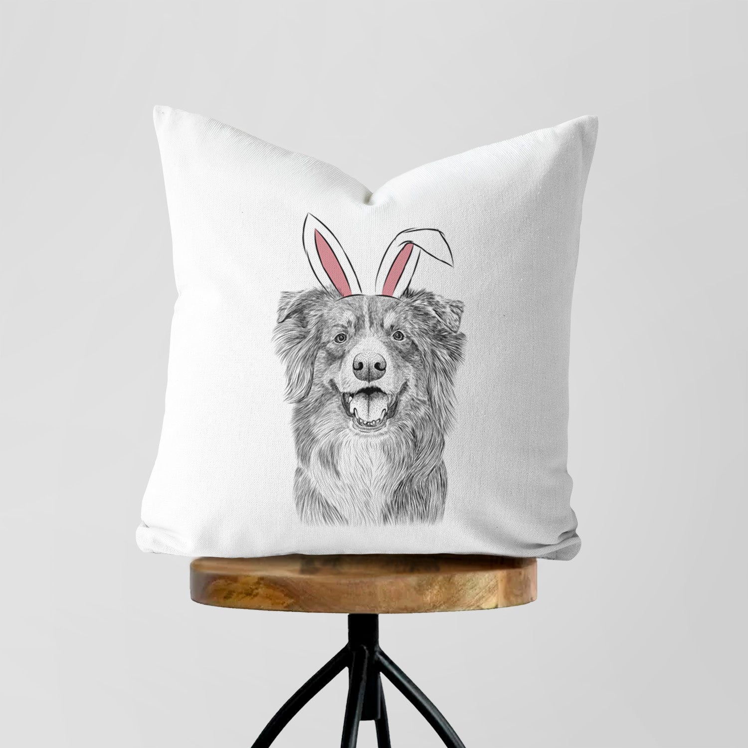 Aussie Parker the Australian Shepherd - Throw Pillow Cover