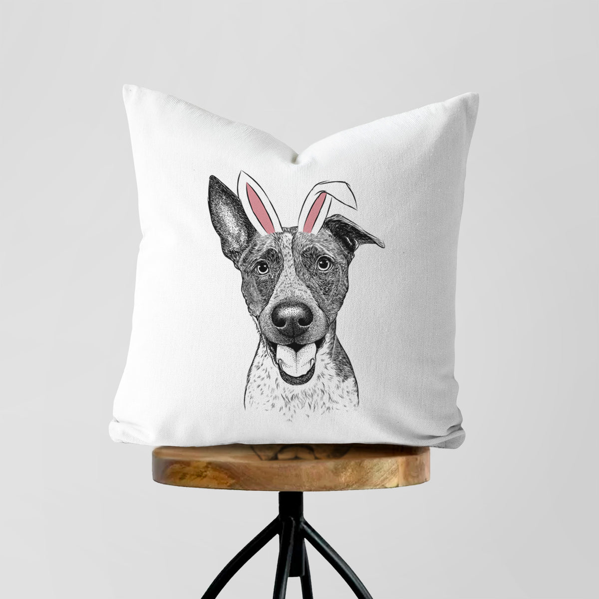 Amigo the Heeler Mix - Throw Pillow Cover
