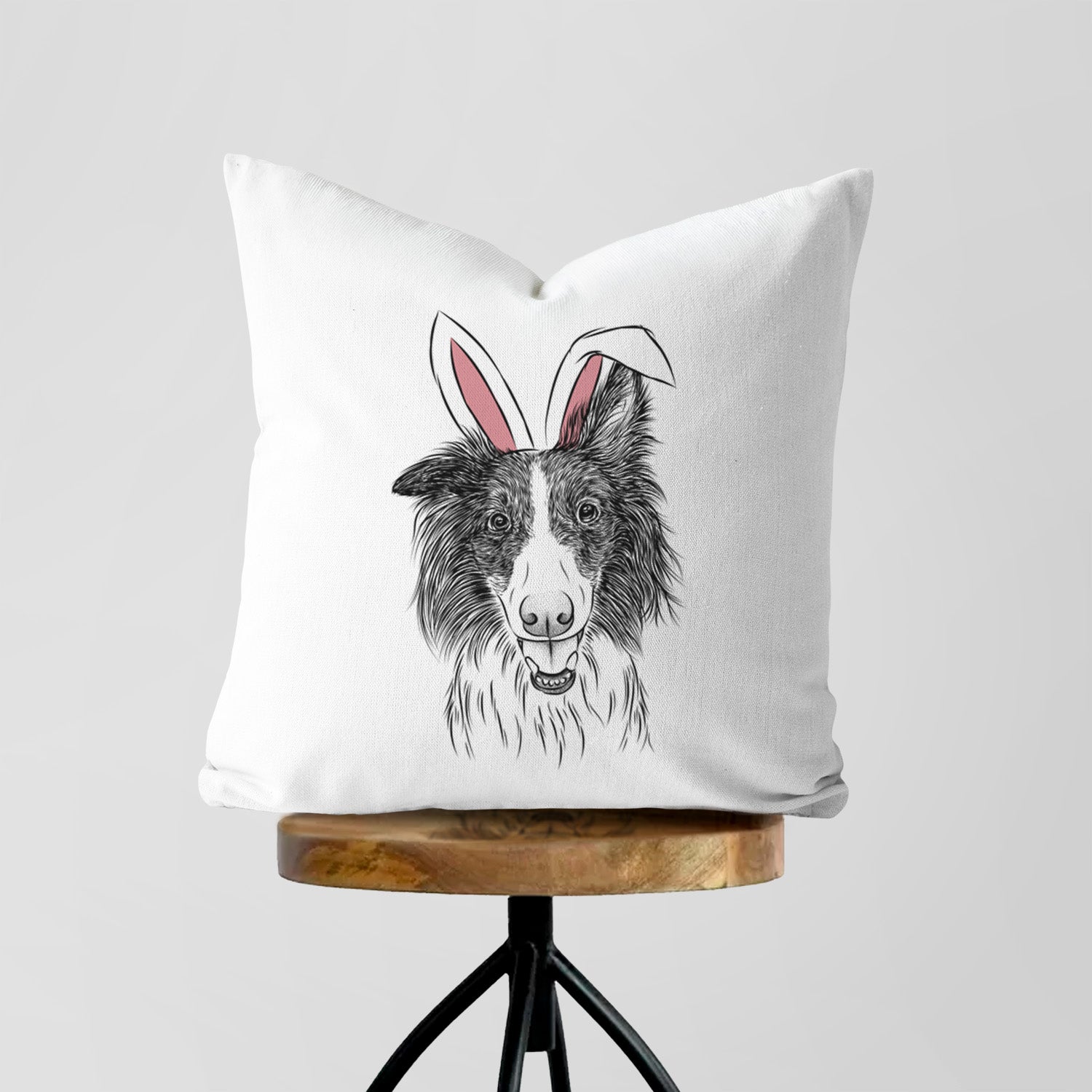 Archie the Silken Windhound - Throw Pillow Cover