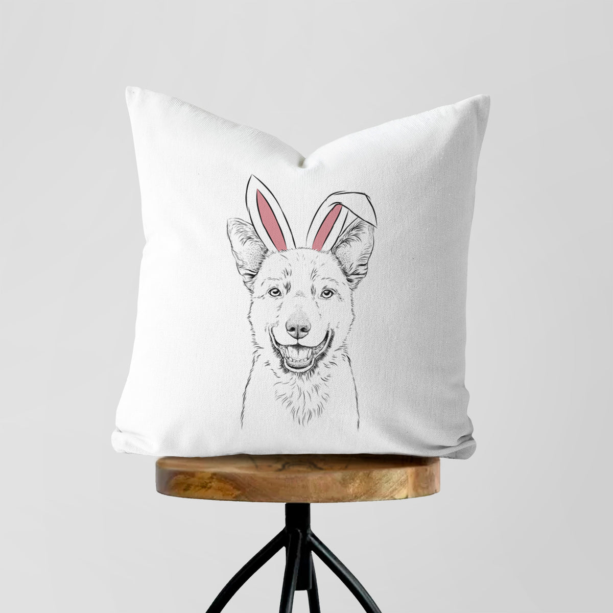 Arden the Australian Kelpie - Throw Pillow Cover