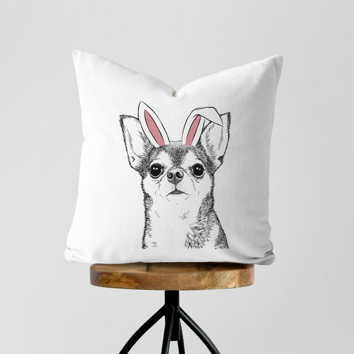 Baby the Chihuahua - Throw Pillow Cover
