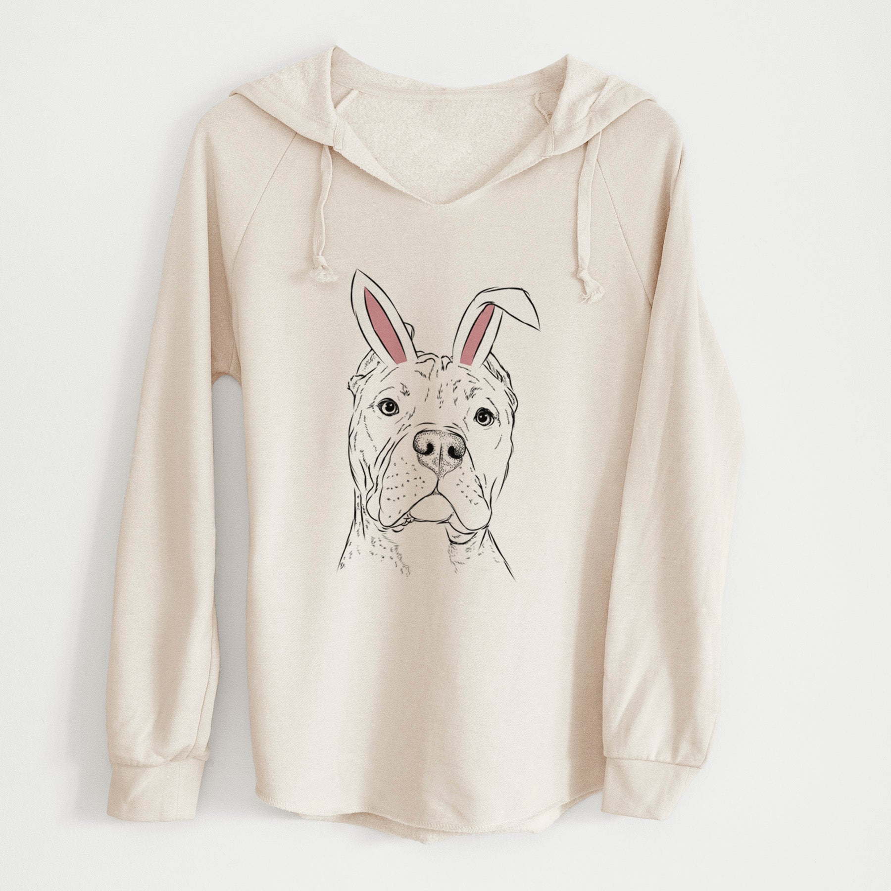 Easter Bam Bam the Pitbull - Cali Wave Hooded Sweatshirt