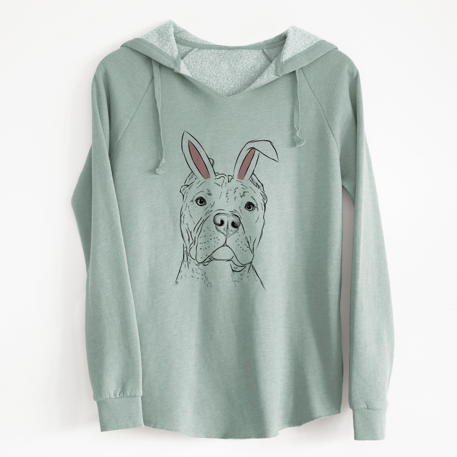 Easter Bam Bam the Pitbull - Cali Wave Hooded Sweatshirt