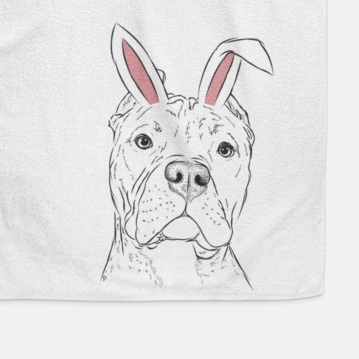 Bam Bam the Pitbull Decorative Hand Towel