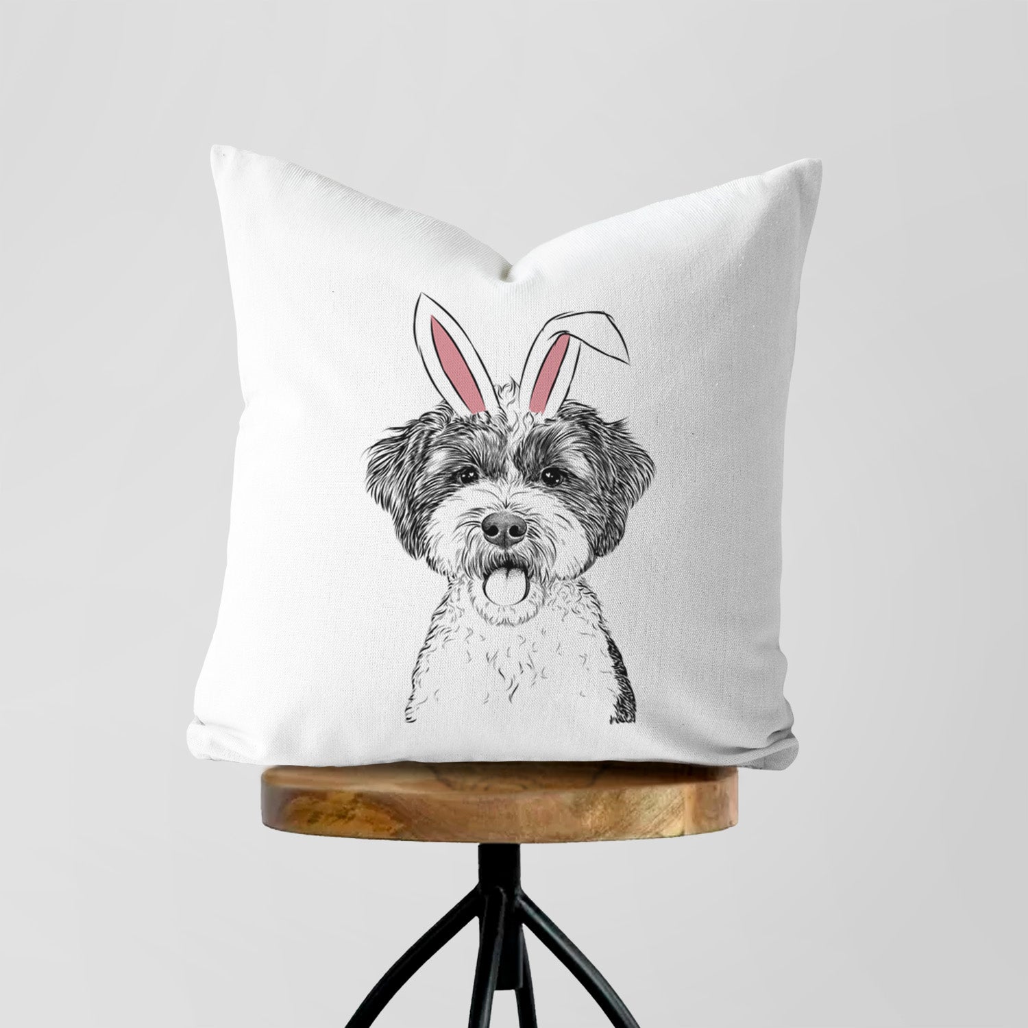 Bella the Cockapoo - Throw Pillow Cover