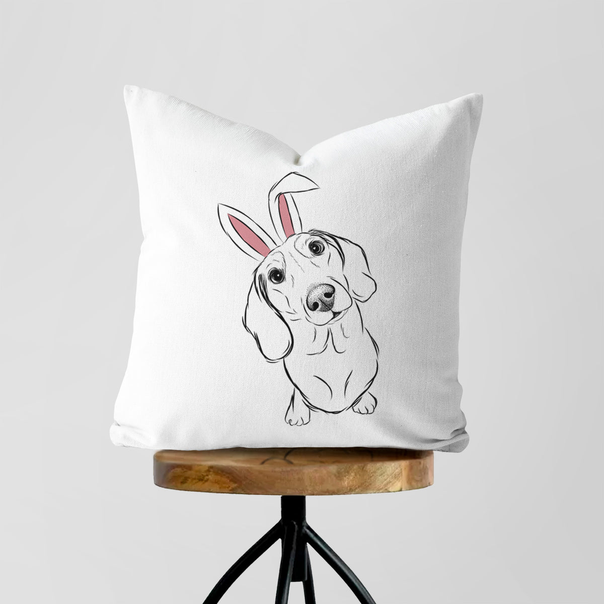 Bill the Dachshund - Throw Pillow Cover