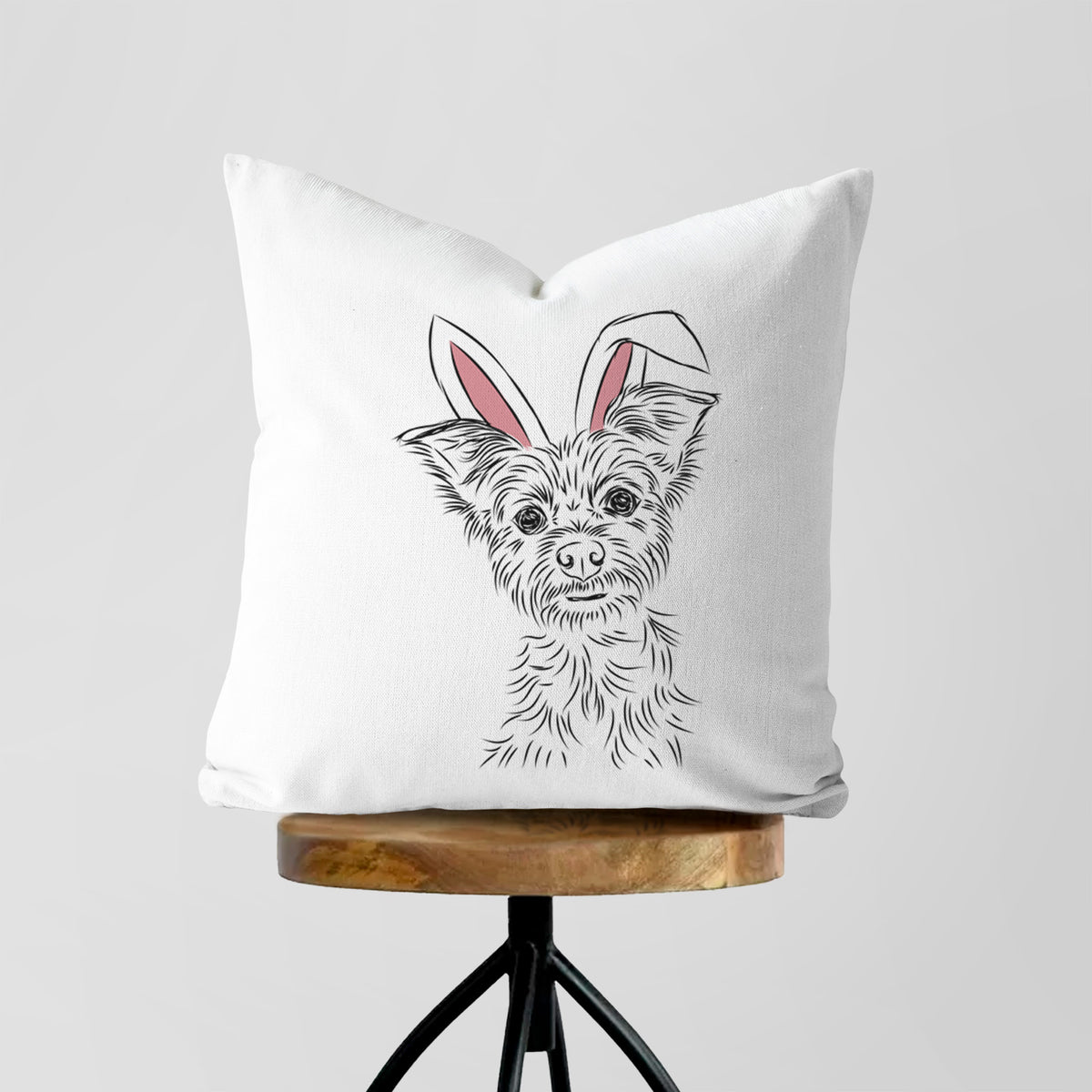 Bingo the Yorkshire Terrier - Throw Pillow Cover
