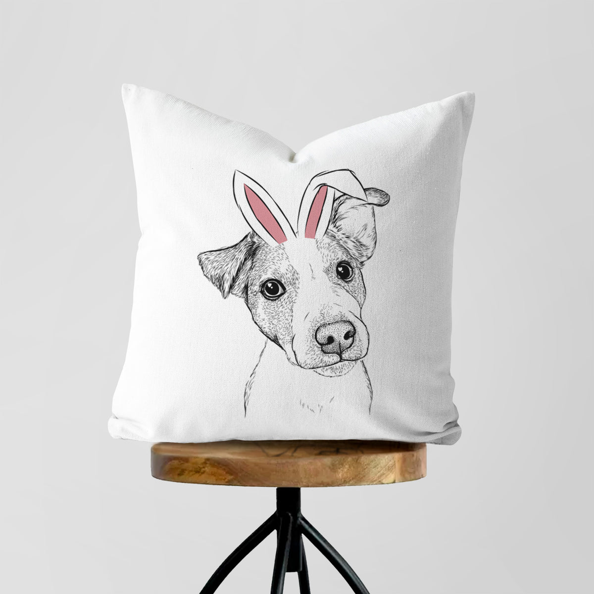 Bosse the Jack Russell Terrier - Throw Pillow Cover