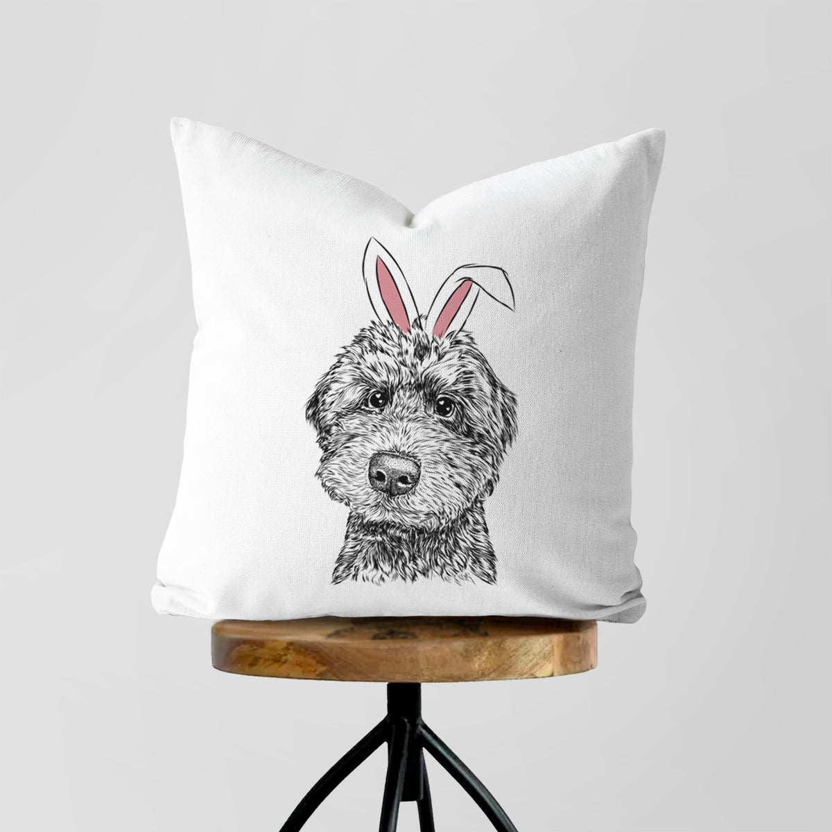 Bowser the Whoodle - Throw Pillow Cover