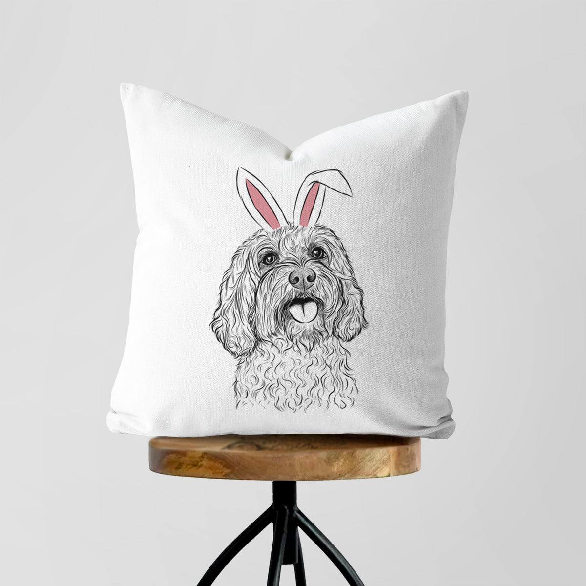 Cali the Cavapoo - Throw Pillow Cover