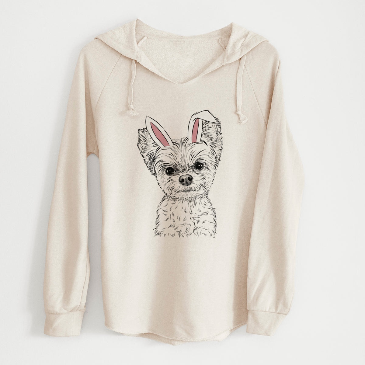 Easter Chance the Yapper the Yorkshire Terrier - Cali Wave Hooded Sweatshirt