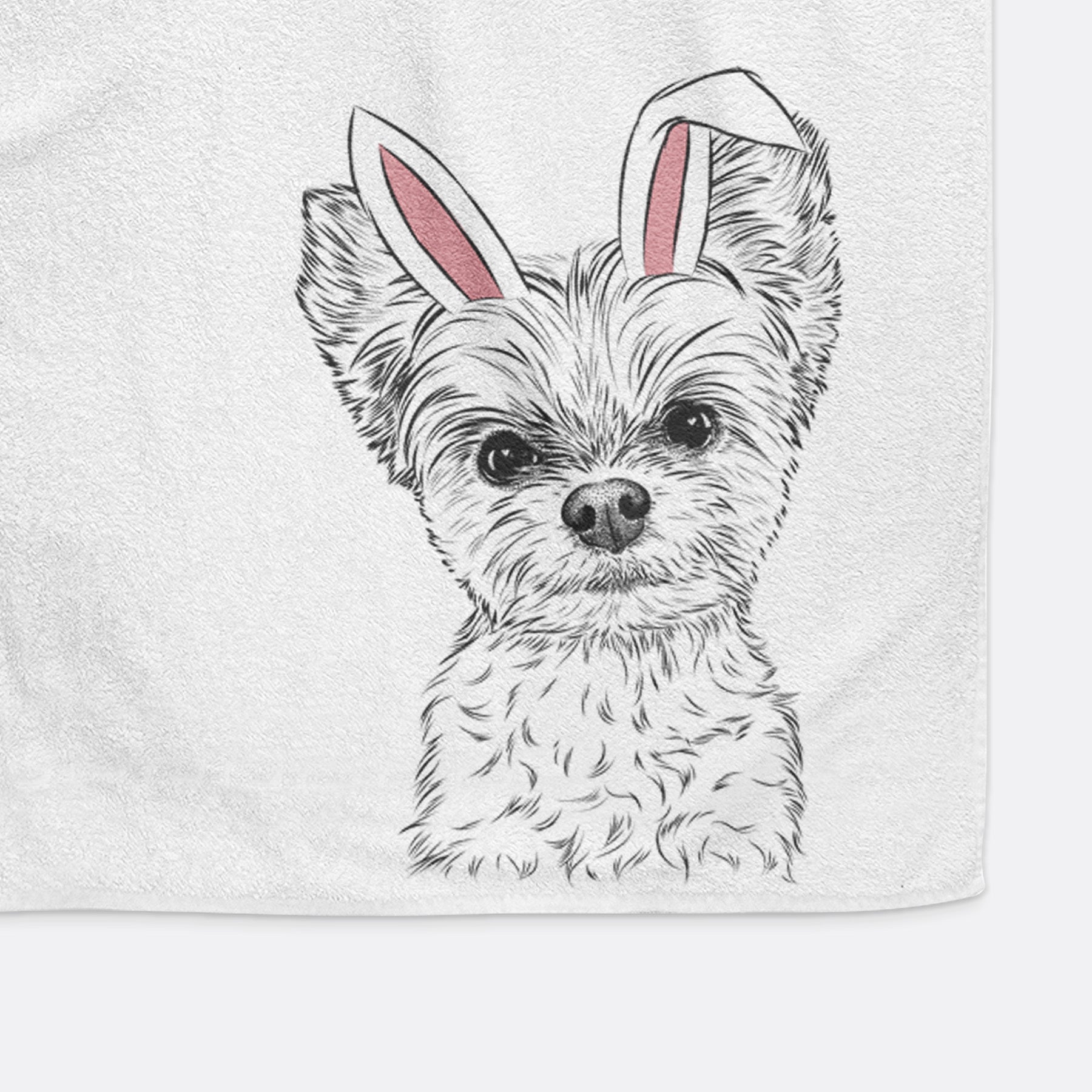 Chance the Yapper the Yorkshire Terrier Decorative Hand Towel