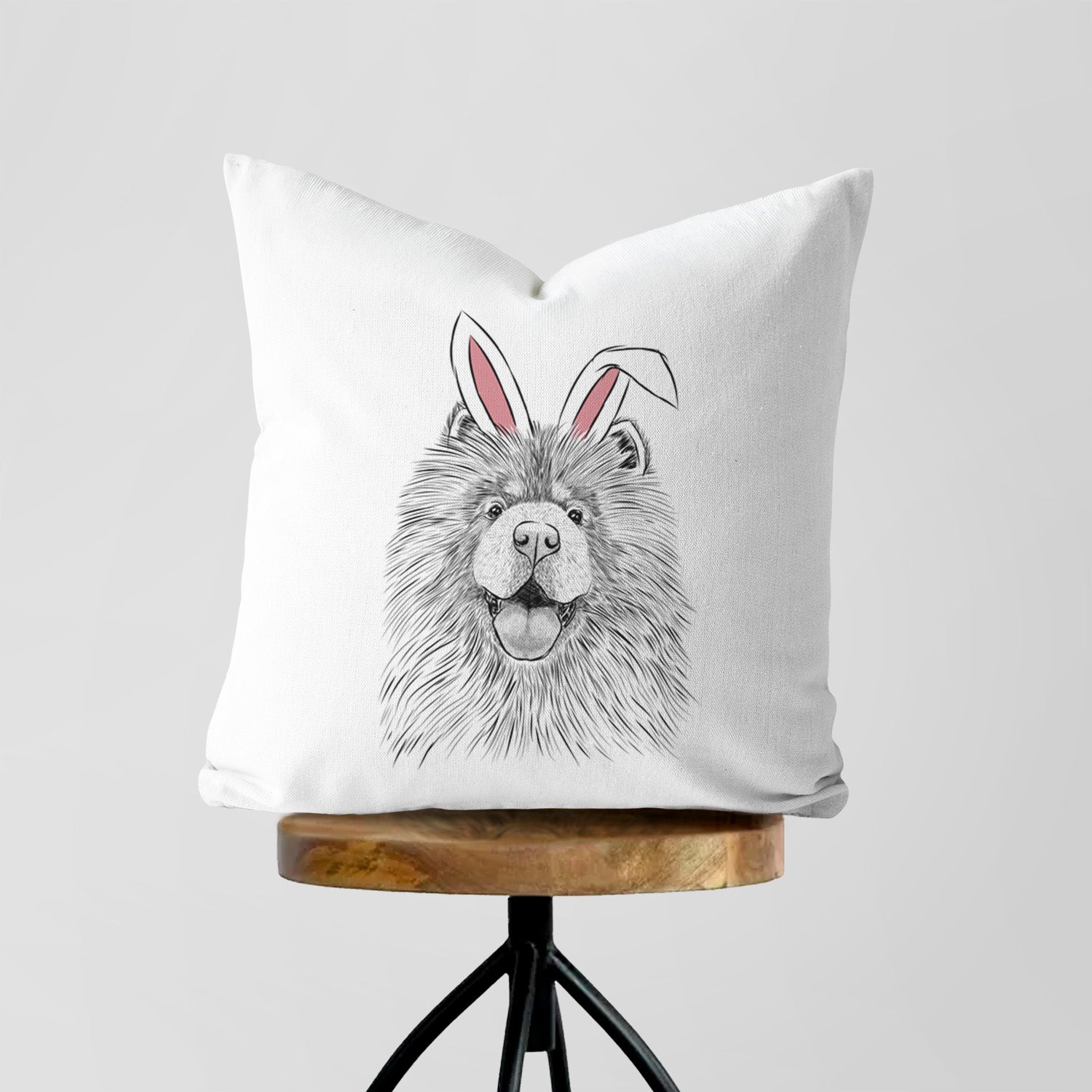 Charming Charlie the Chow Chow - Throw Pillow Cover
