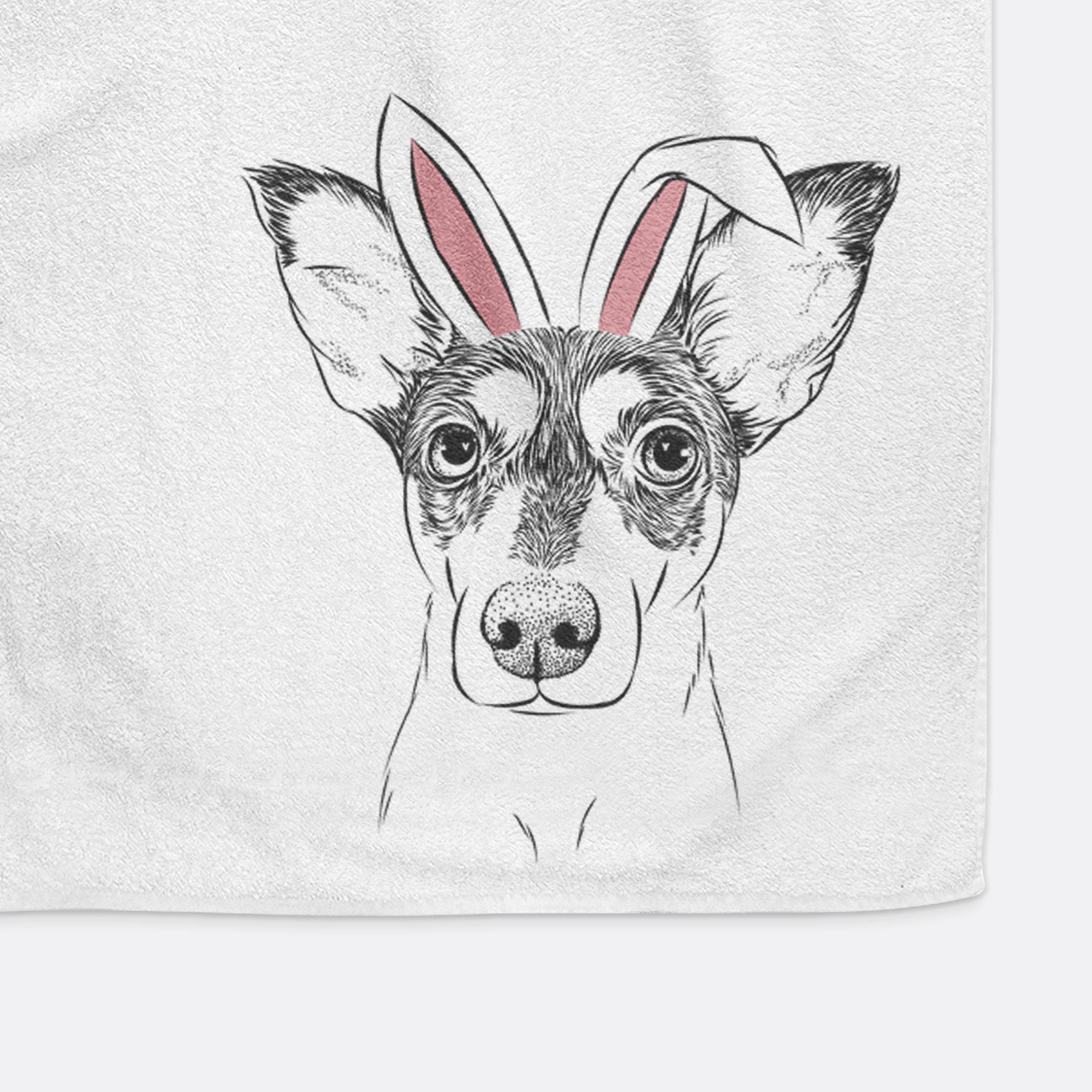 Chloe the Doxie Mix Premium Hand Towel