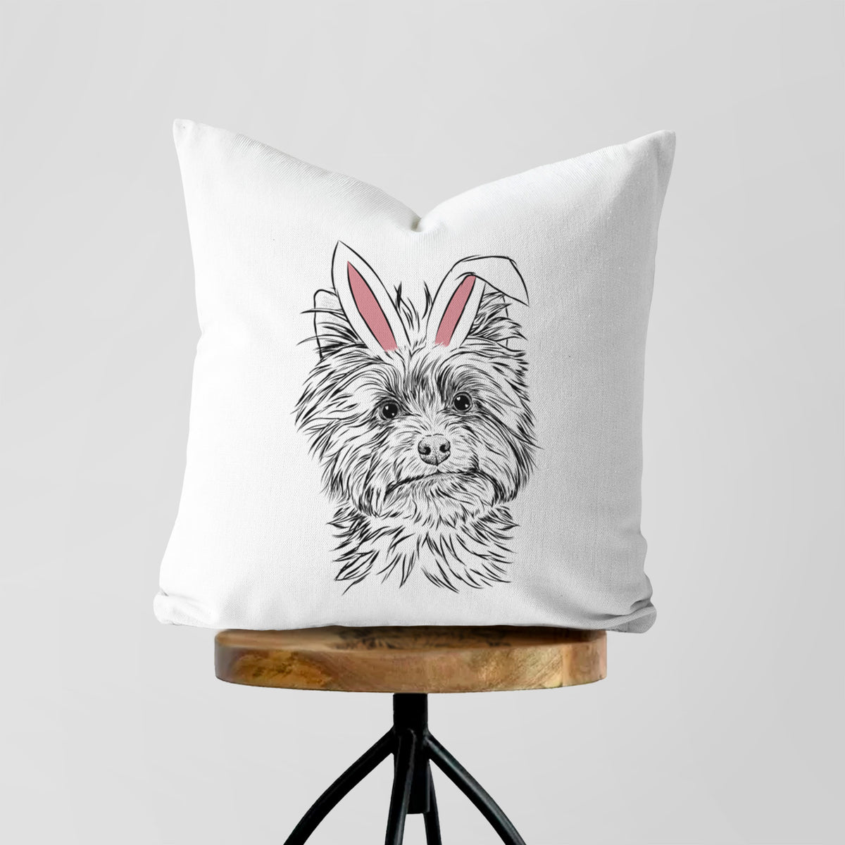 Dakota the Yorkshire Terrier - Throw Pillow Cover