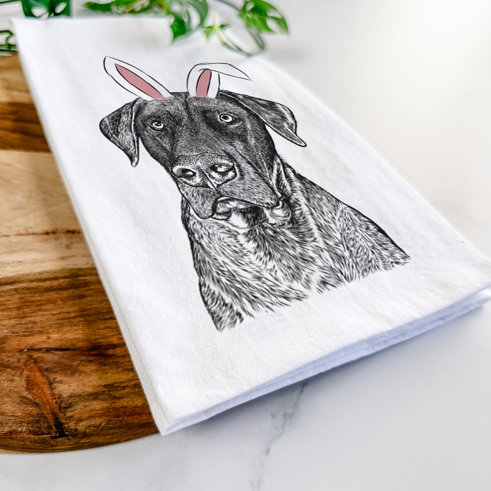 David the Boxador Tea Towel