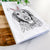 Duncan the Golden Retriever Tea Towel