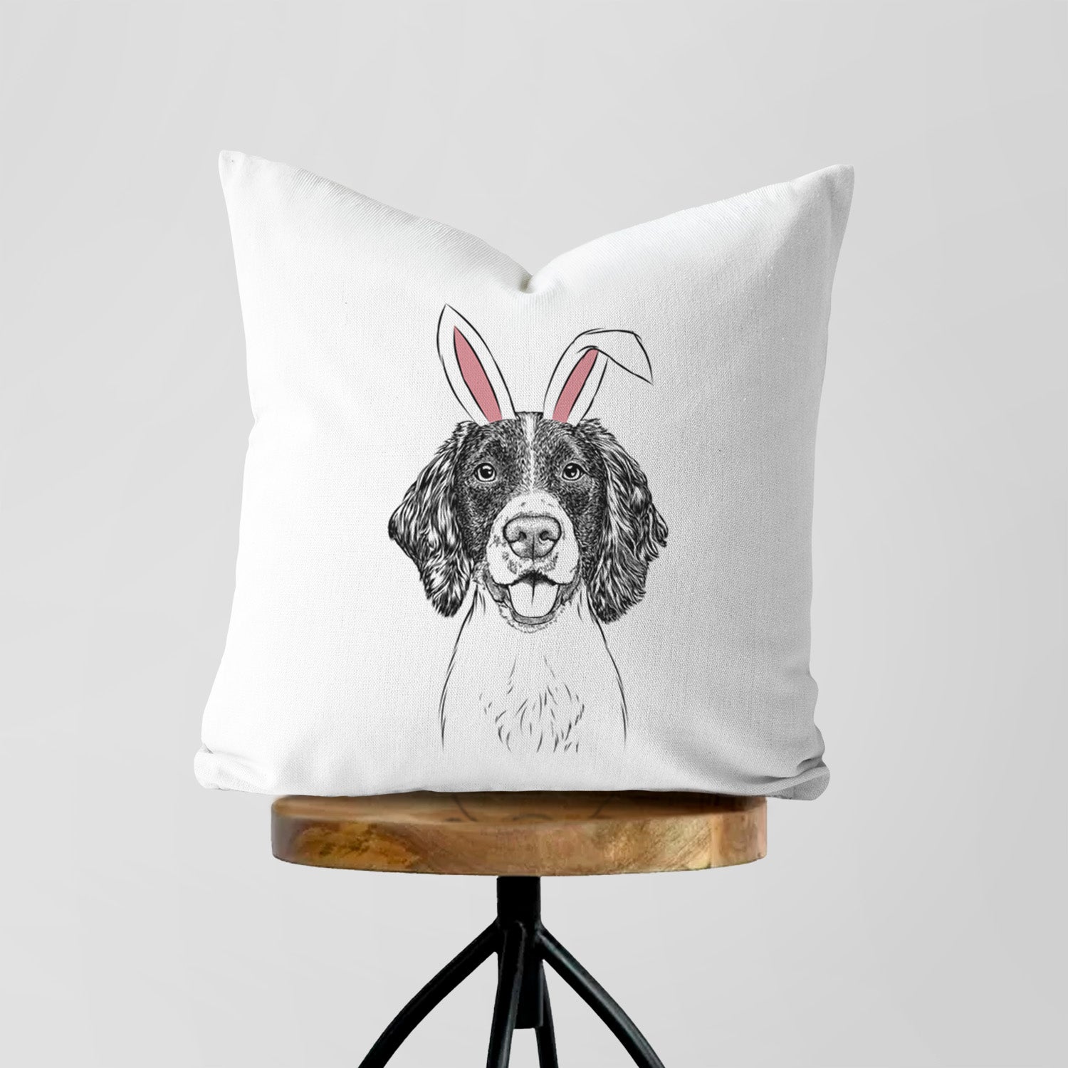 Ever the English Springer Spaniel - Throw Pillow Cover