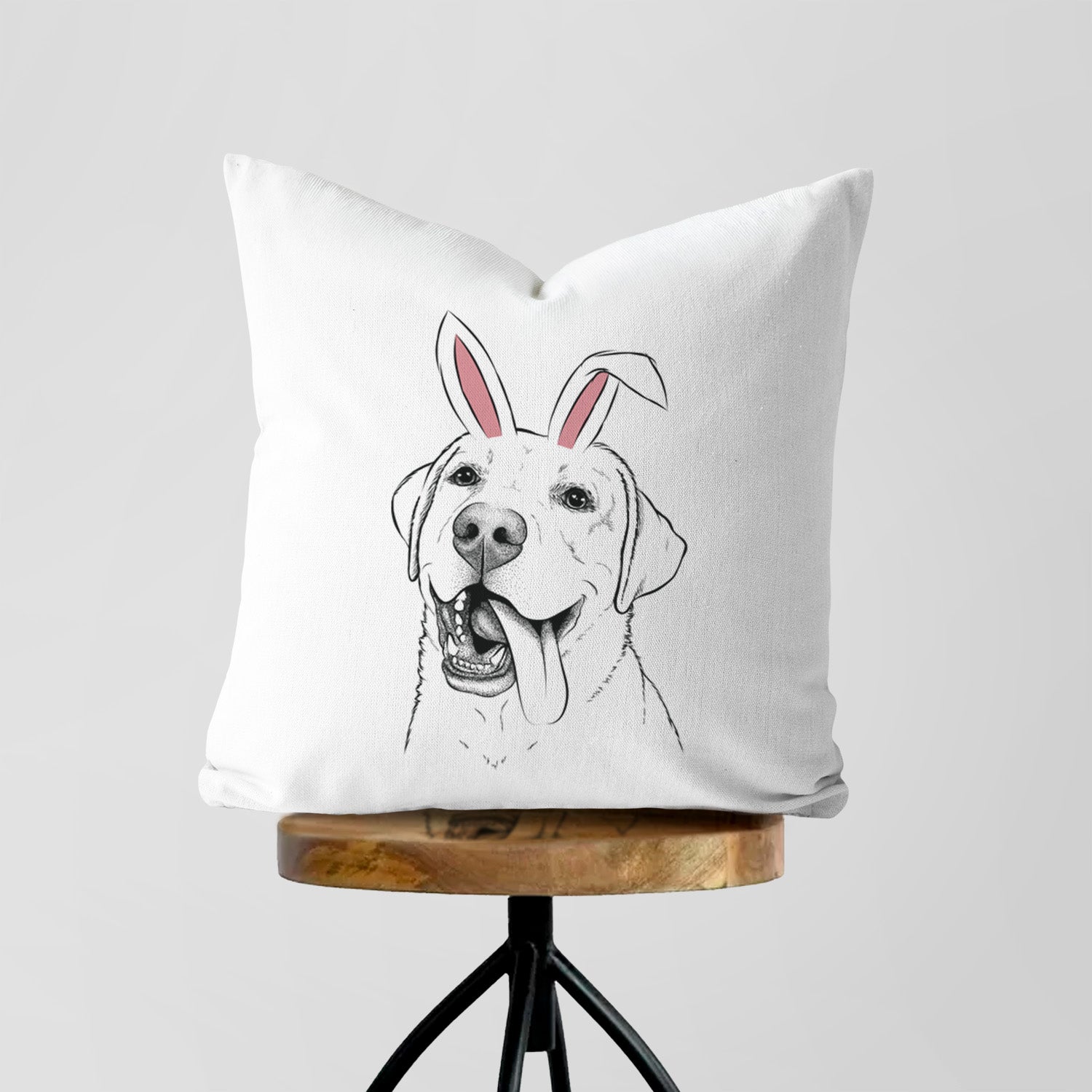 Finn the Labrador Retriever - Throw Pillow Cover