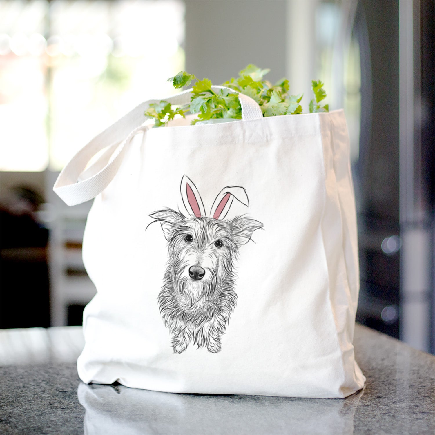 Frida Doggo the Rescue Terrier Mix - Tote Bag