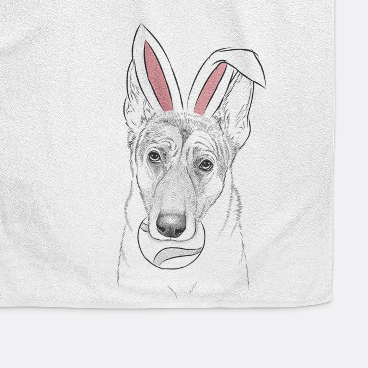 Greta the German Shepherd Premium Hand Towel